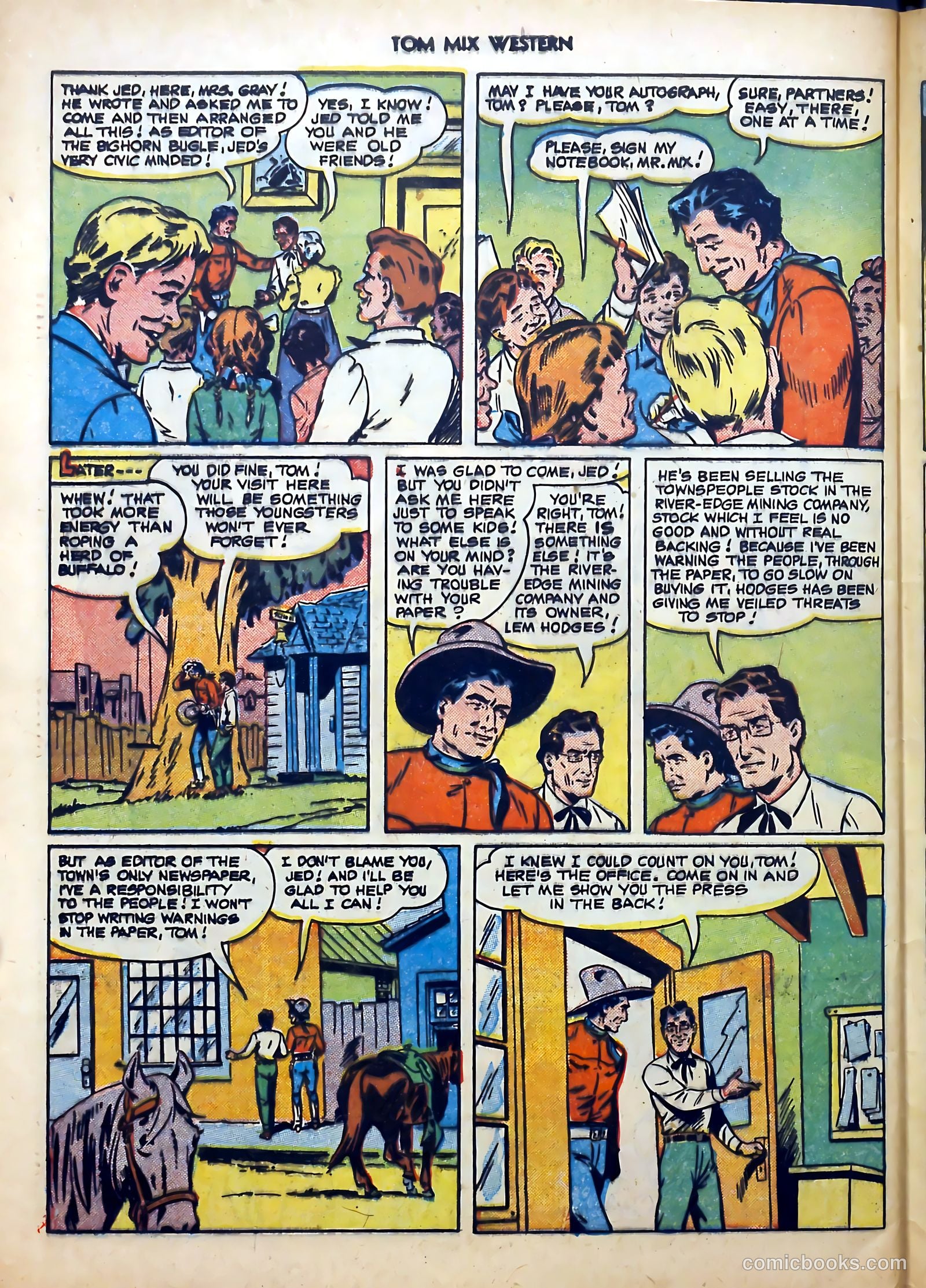 Tom Mix Western #39 (1951) — page 45 of 53