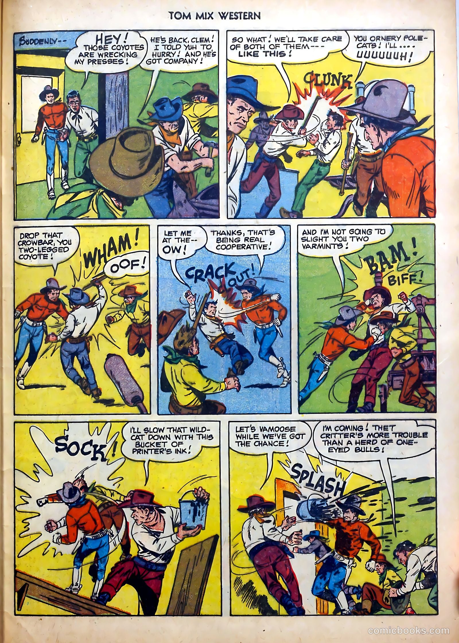 Tom Mix Western #39 (1951) — page 46 of 53