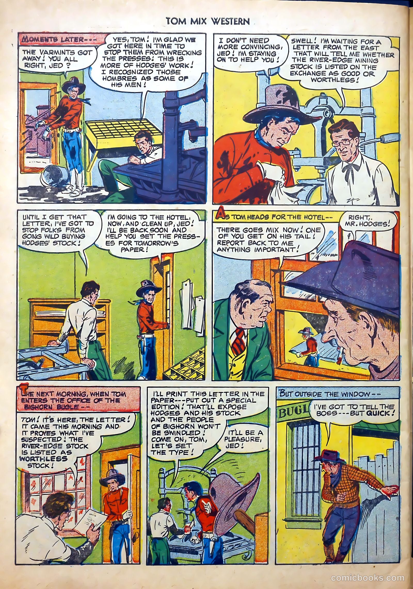 Tom Mix Western #39 (1951) — page 47 of 53
