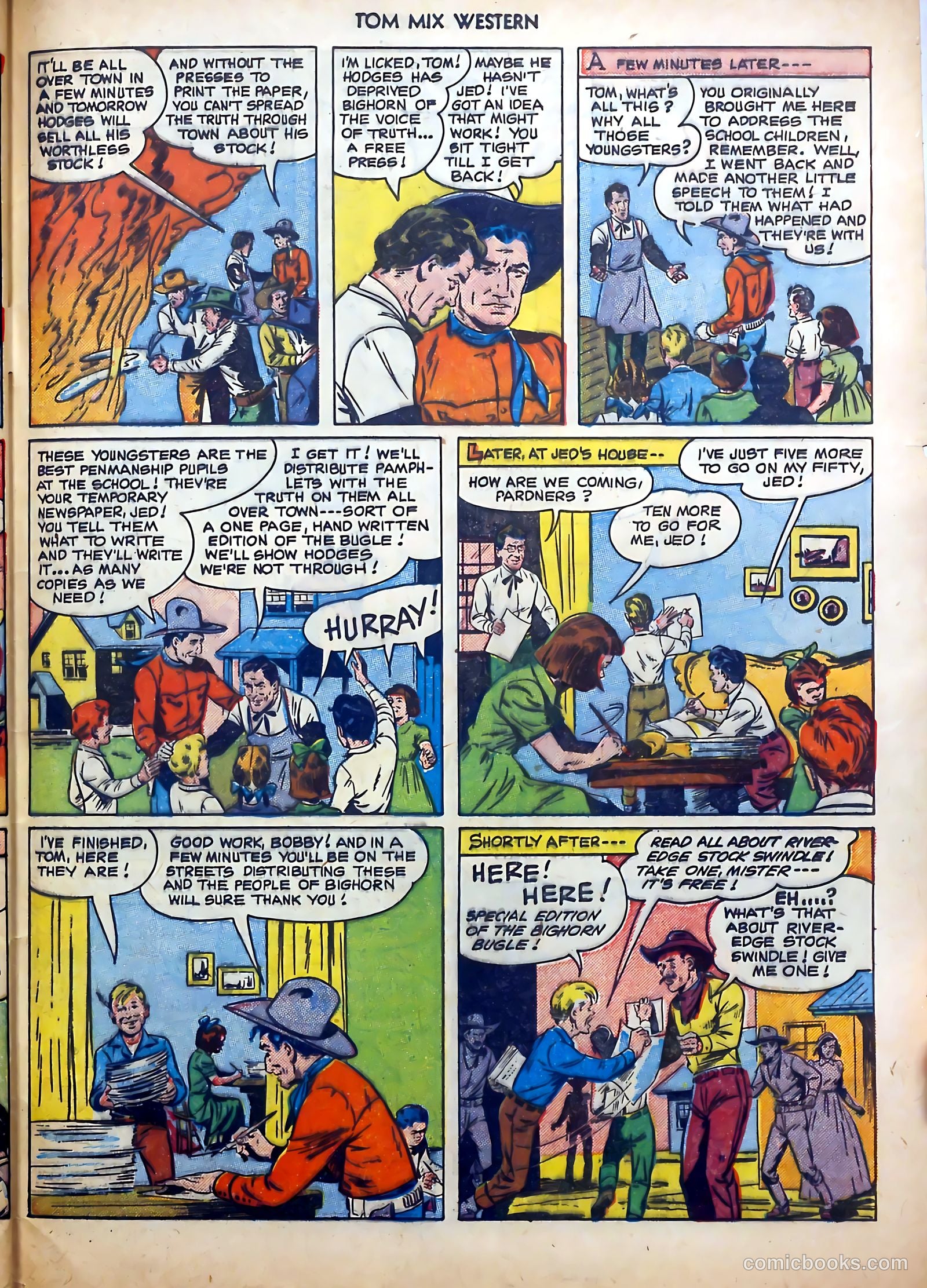 Tom Mix Western #39 (1951) — page 50 of 53