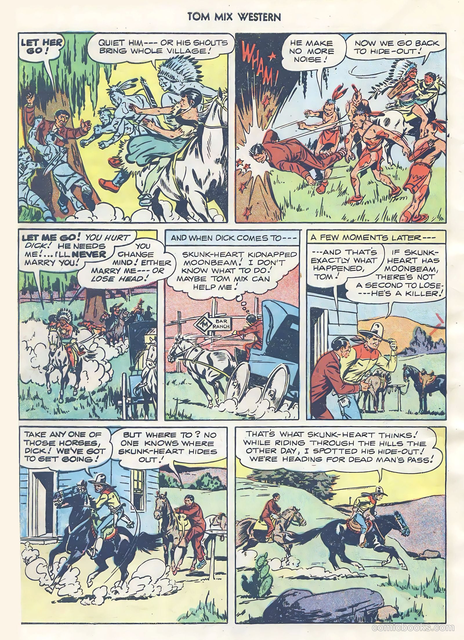 Tom Mix Western #4 (1948) — page 6 of 52
