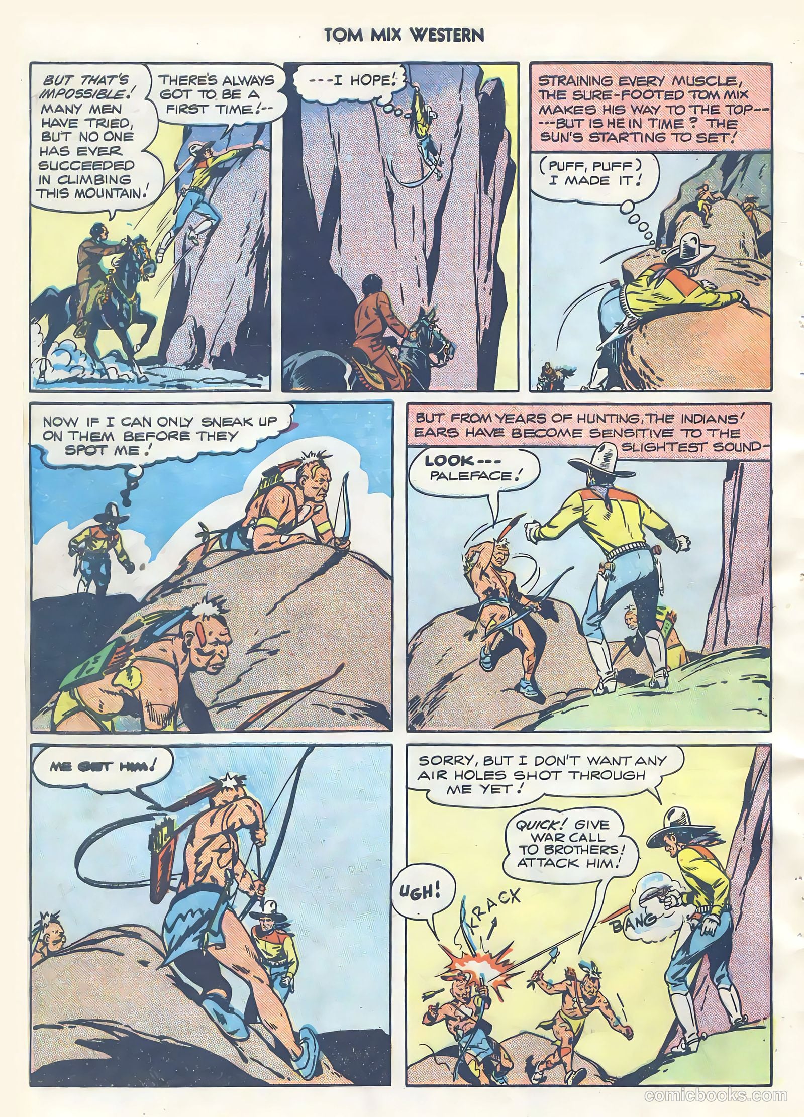 Tom Mix Western #4 (1948) — page 8 of 52