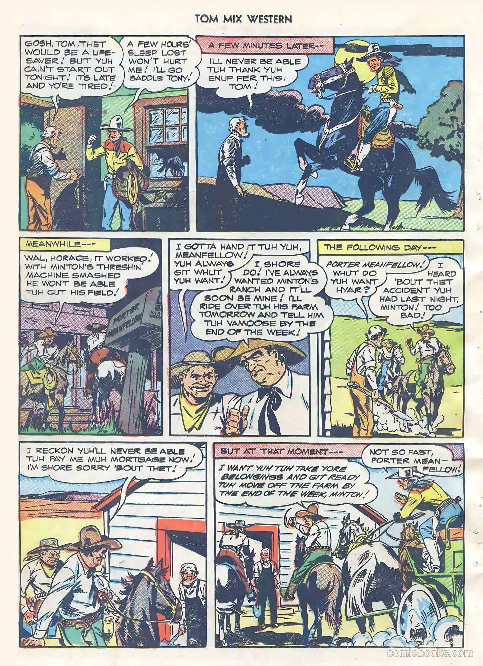 Tom Mix Western #4 (1948) — page 18 of 52