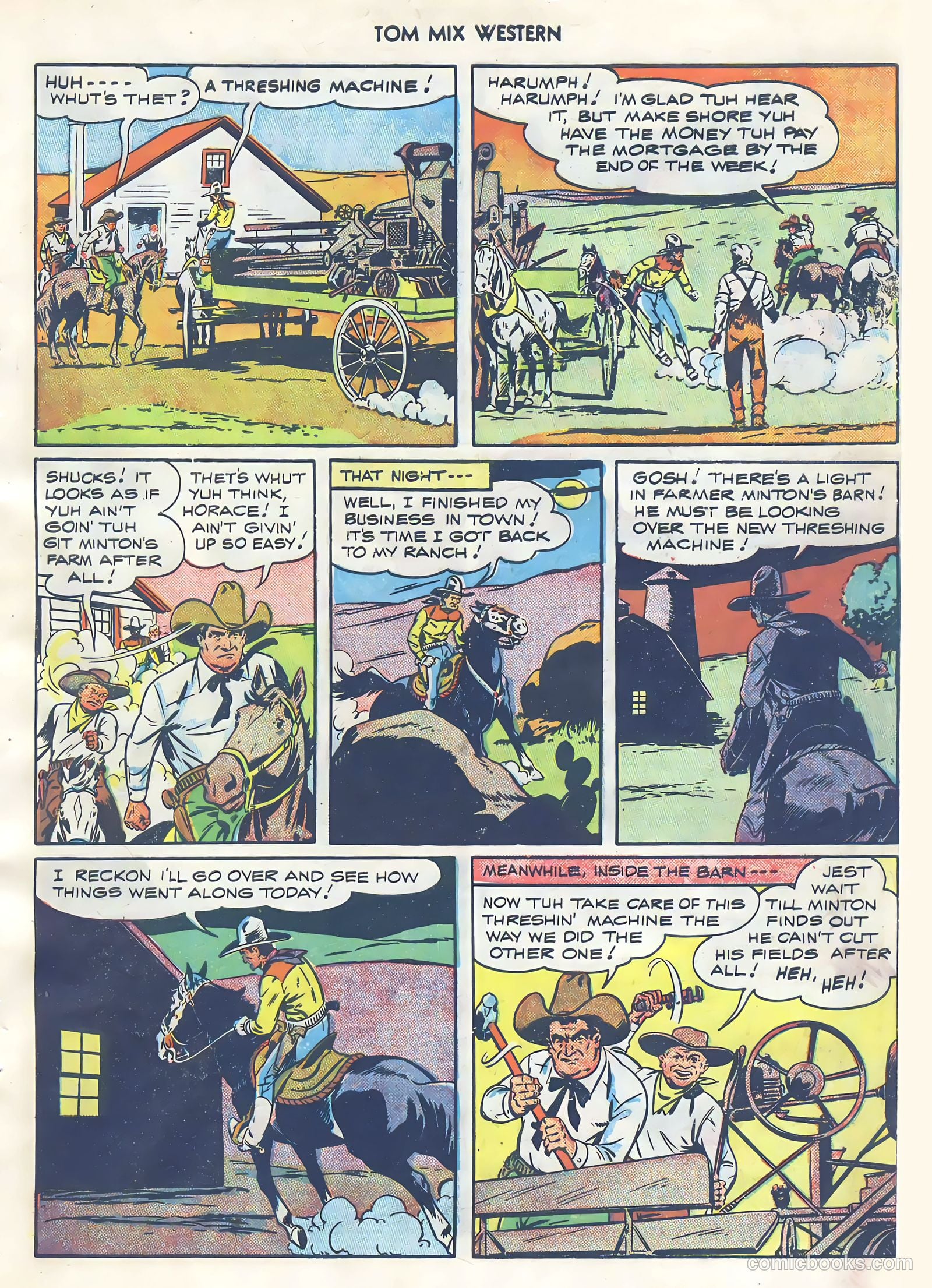 Tom Mix Western #4 (1948) — page 19 of 52