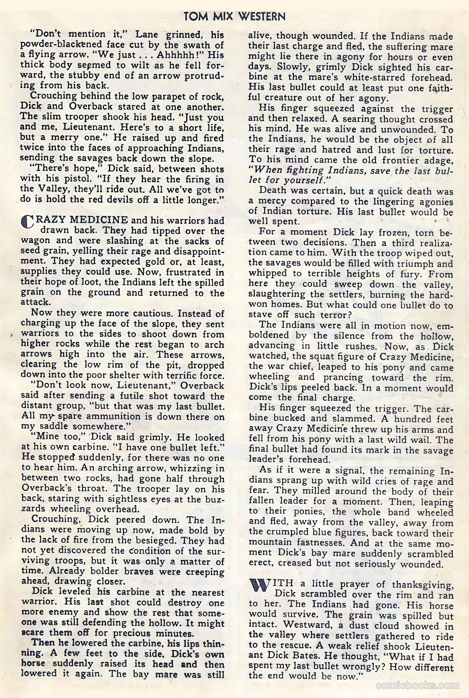 Tom Mix Western #4 (1948) — page 25 of 52