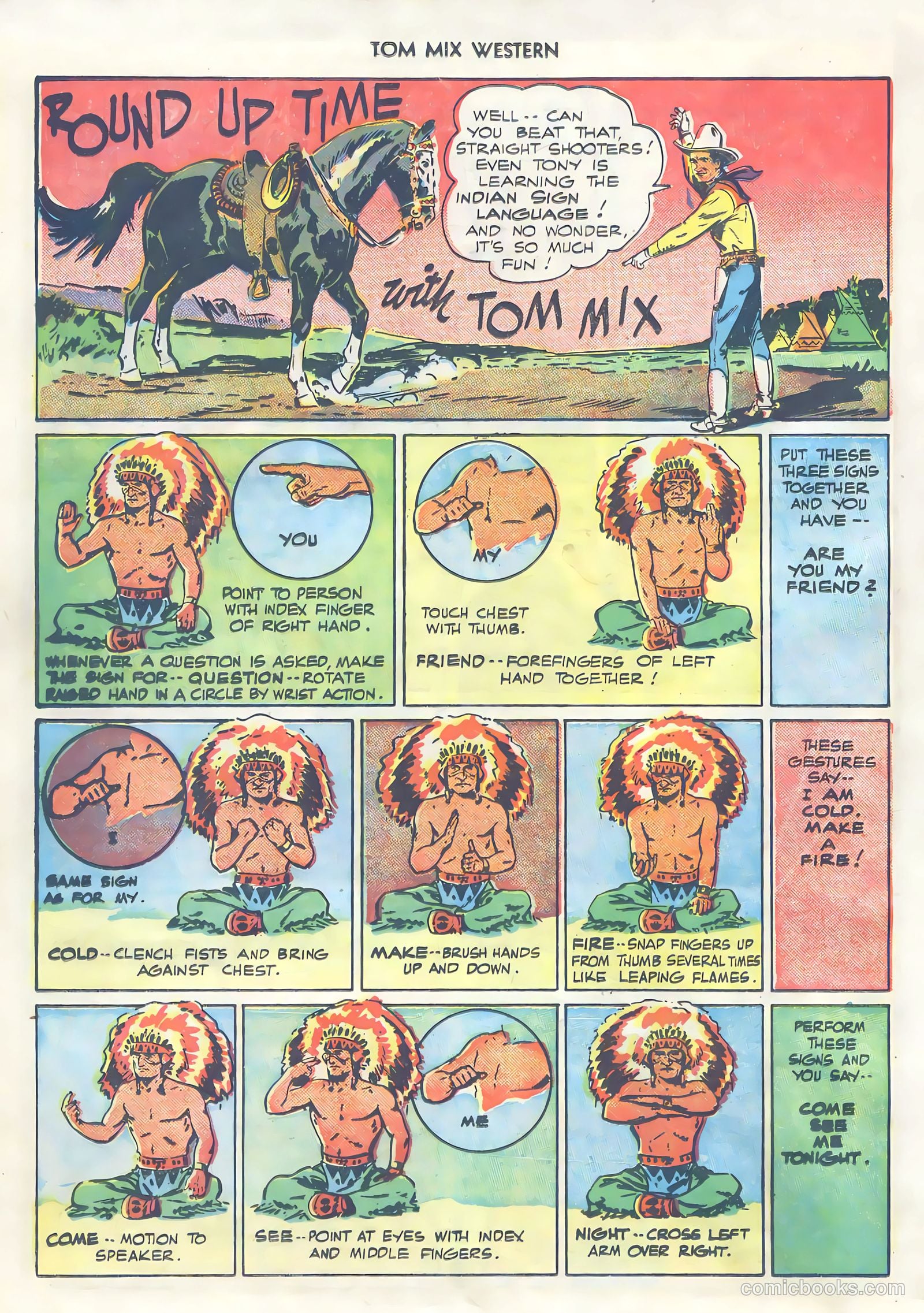 Tom Mix Western #4 (1948) — page 30 of 52
