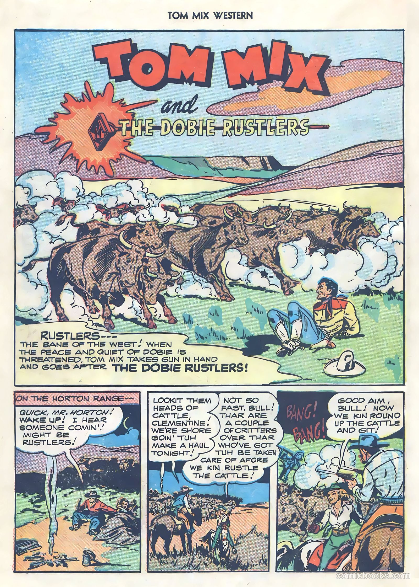 Tom Mix Western #4 (1948) — page 32 of 52