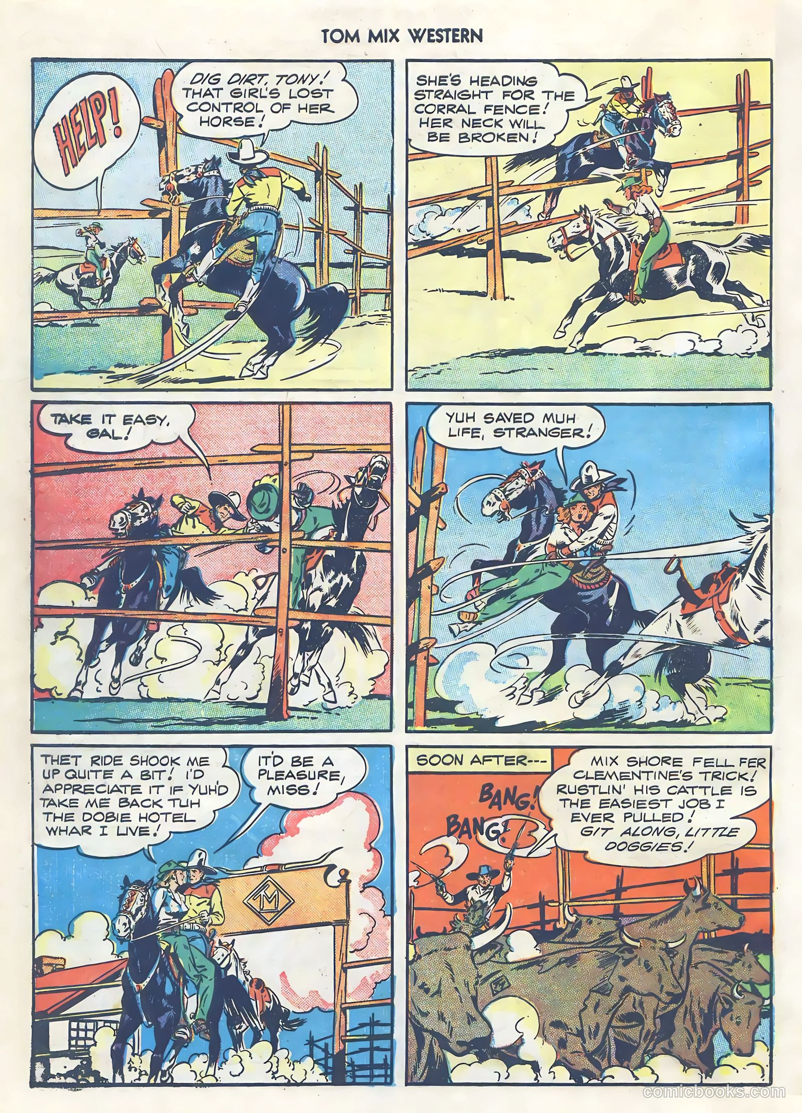 Tom Mix Western #4 (1948) — page 34 of 52