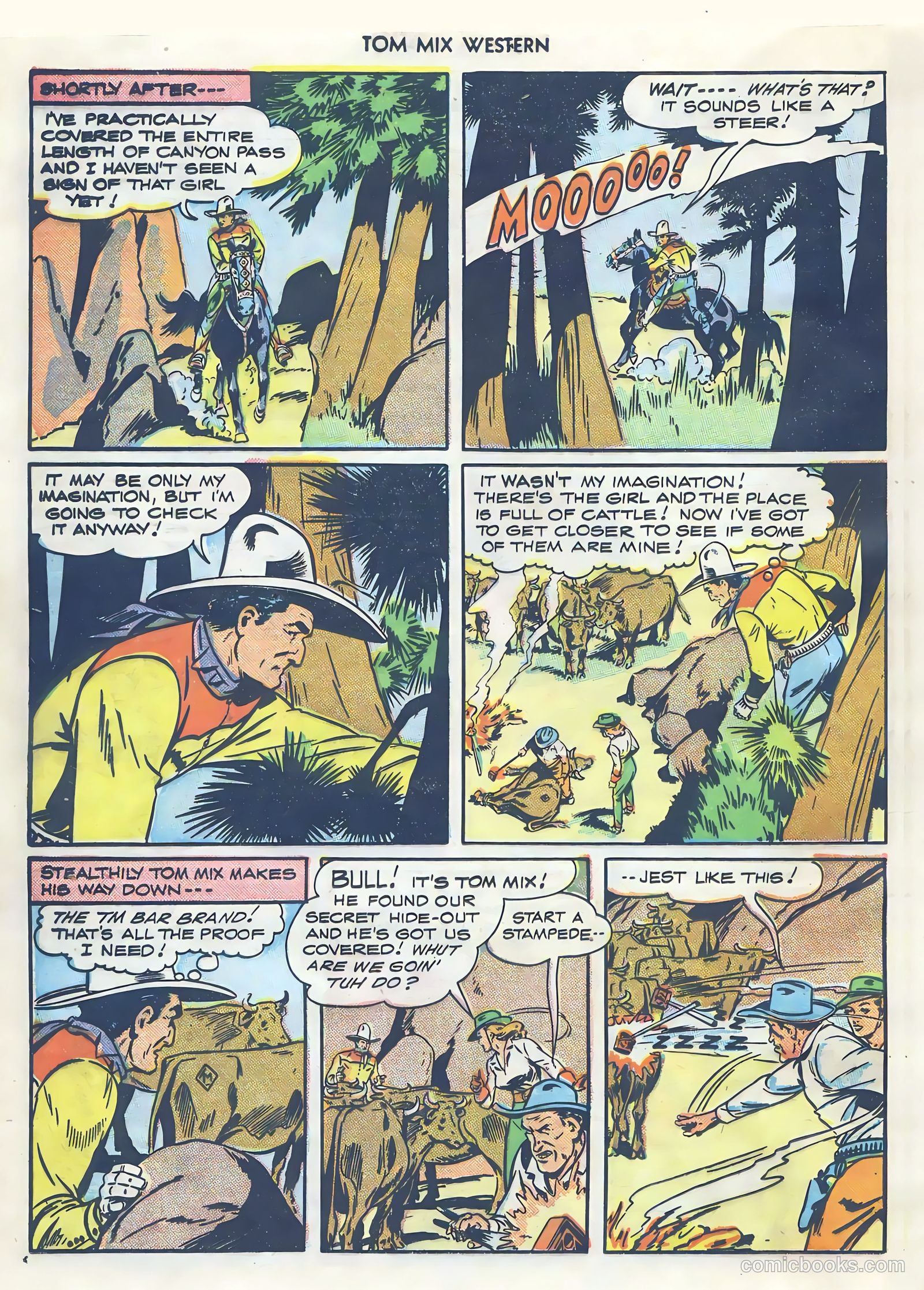 Tom Mix Western #4 (1948) — page 36 of 52