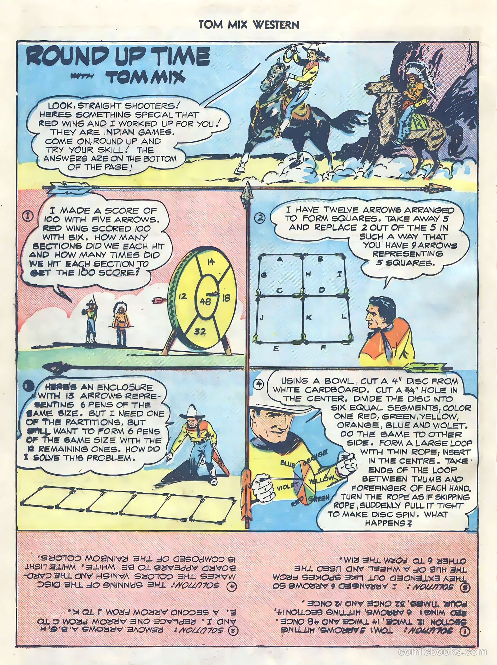 Tom Mix Western #4 (1948) — page 40 of 52