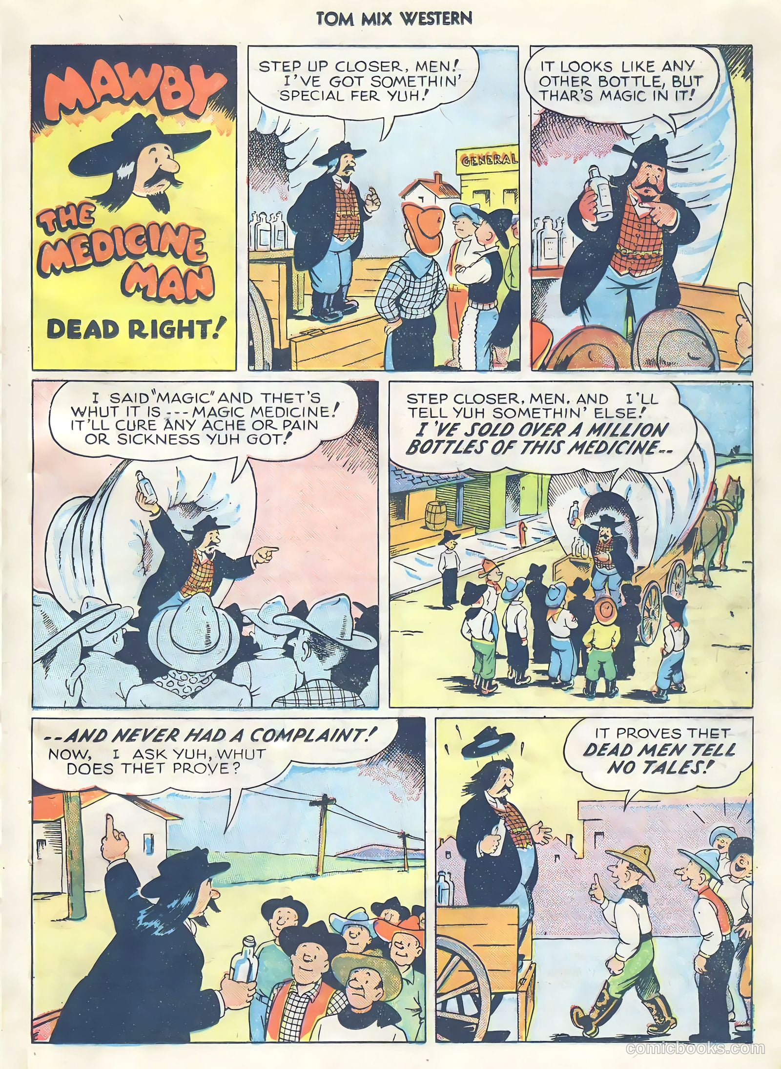 Tom Mix Western #4 (1948) — page 41 of 52