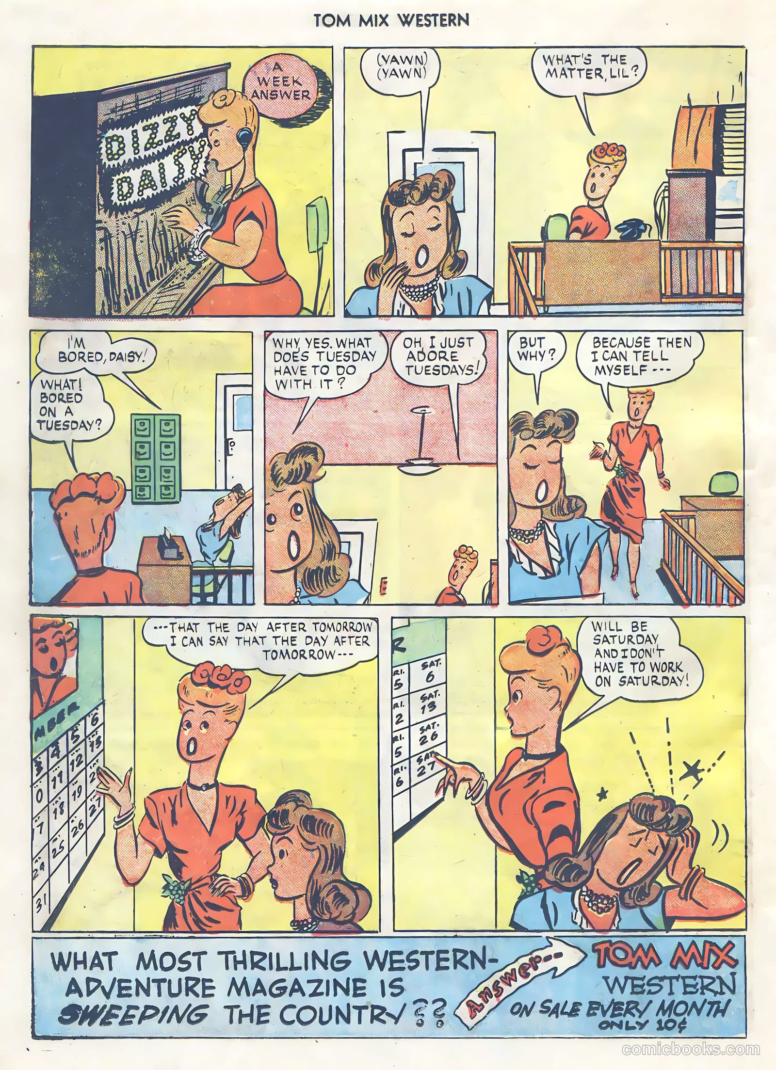 Tom Mix Western #4 (1948) — page 42 of 52