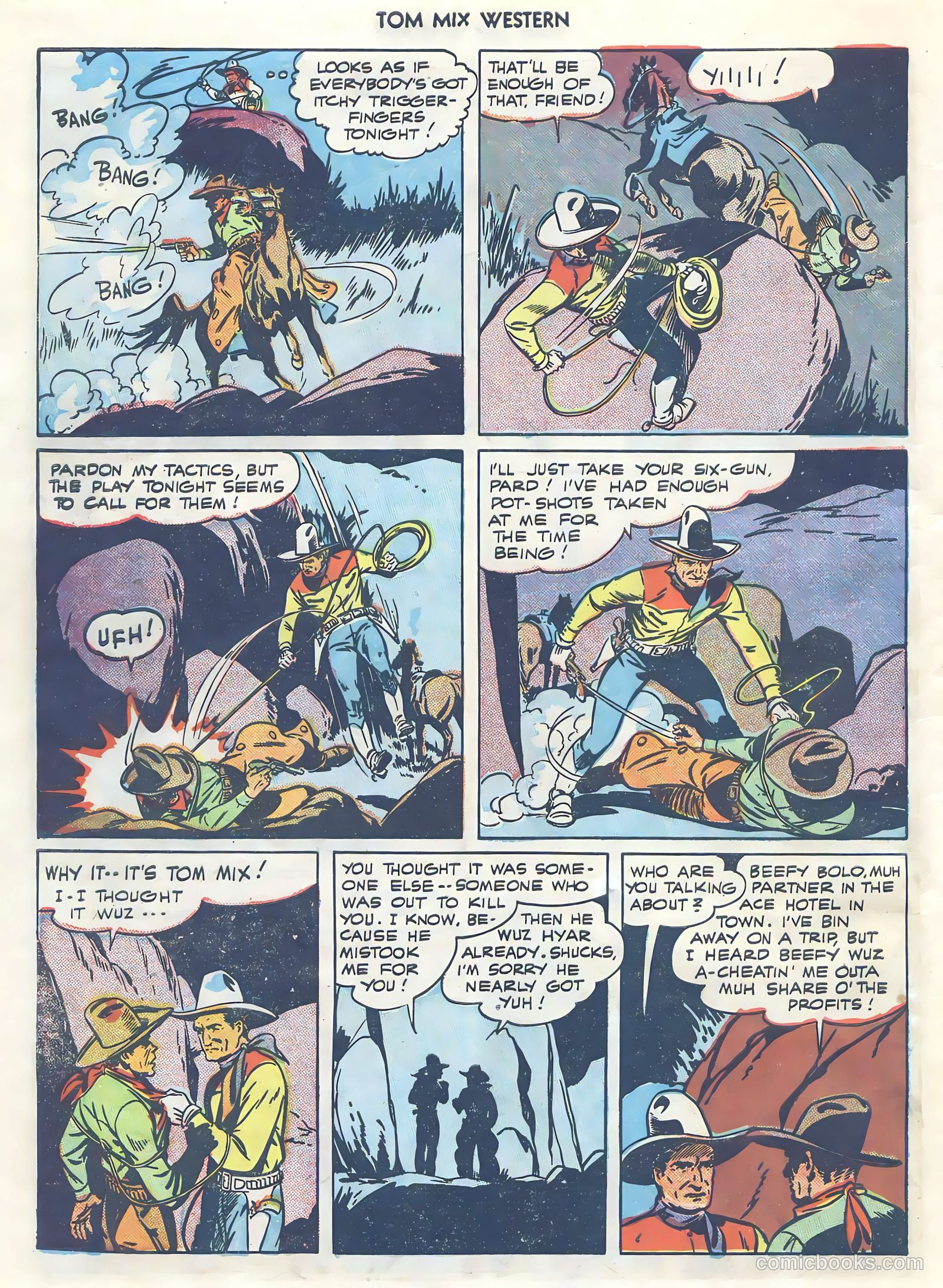 Tom Mix Western #4 (1948) — page 46 of 52