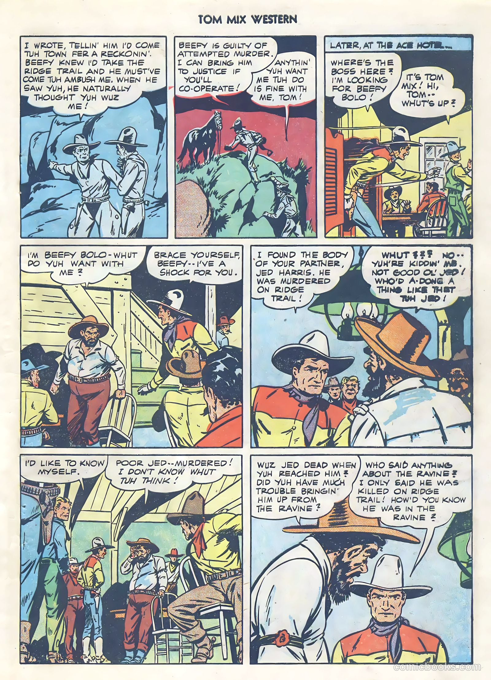 Tom Mix Western #4 (1948) — page 47 of 52
