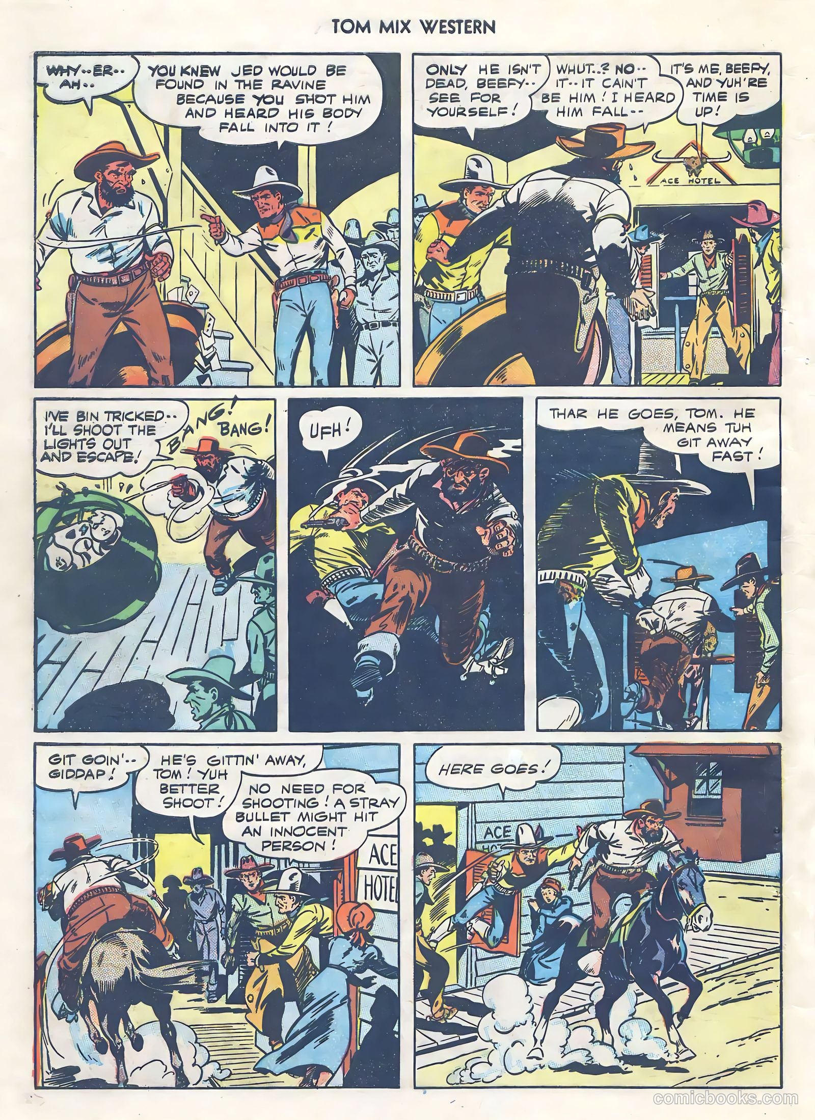 Tom Mix Western #4 (1948) — page 48 of 52