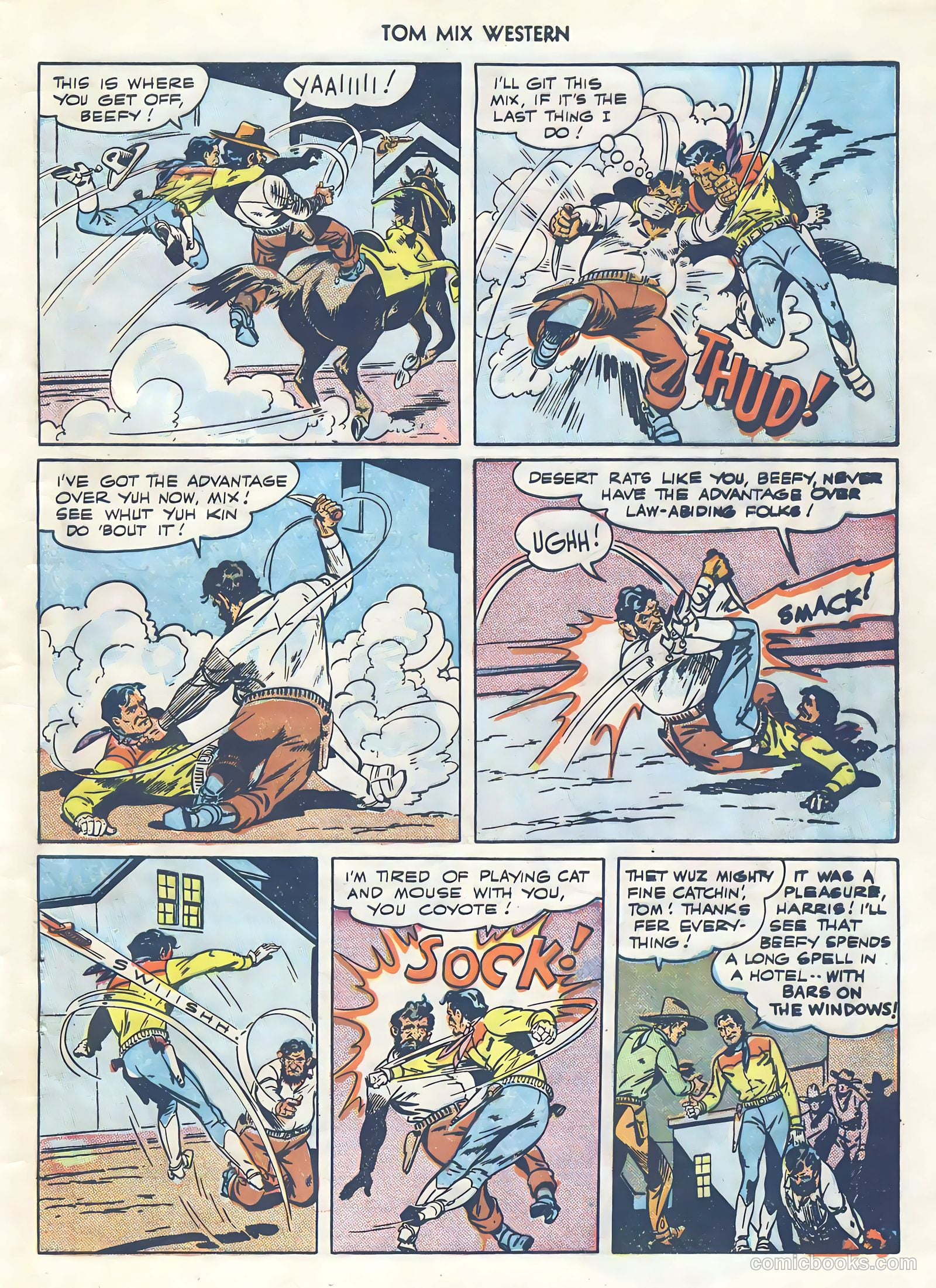 Tom Mix Western #4 (1948) — page 49 of 52