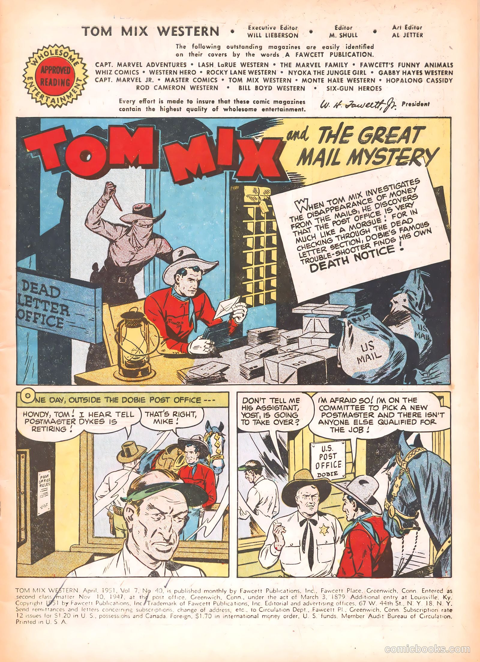 Tom Mix Western #40 (1951) — page 3 of 52