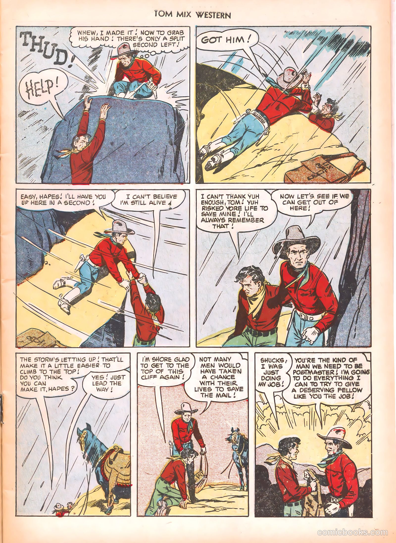Tom Mix Western #40 (1951) — page 7 of 52