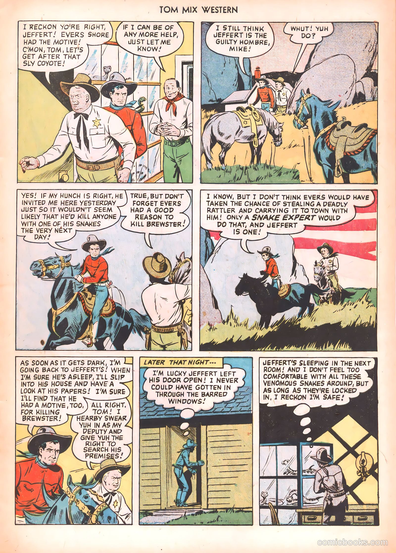 Tom Mix Western #40 (1951) — page 21 of 52