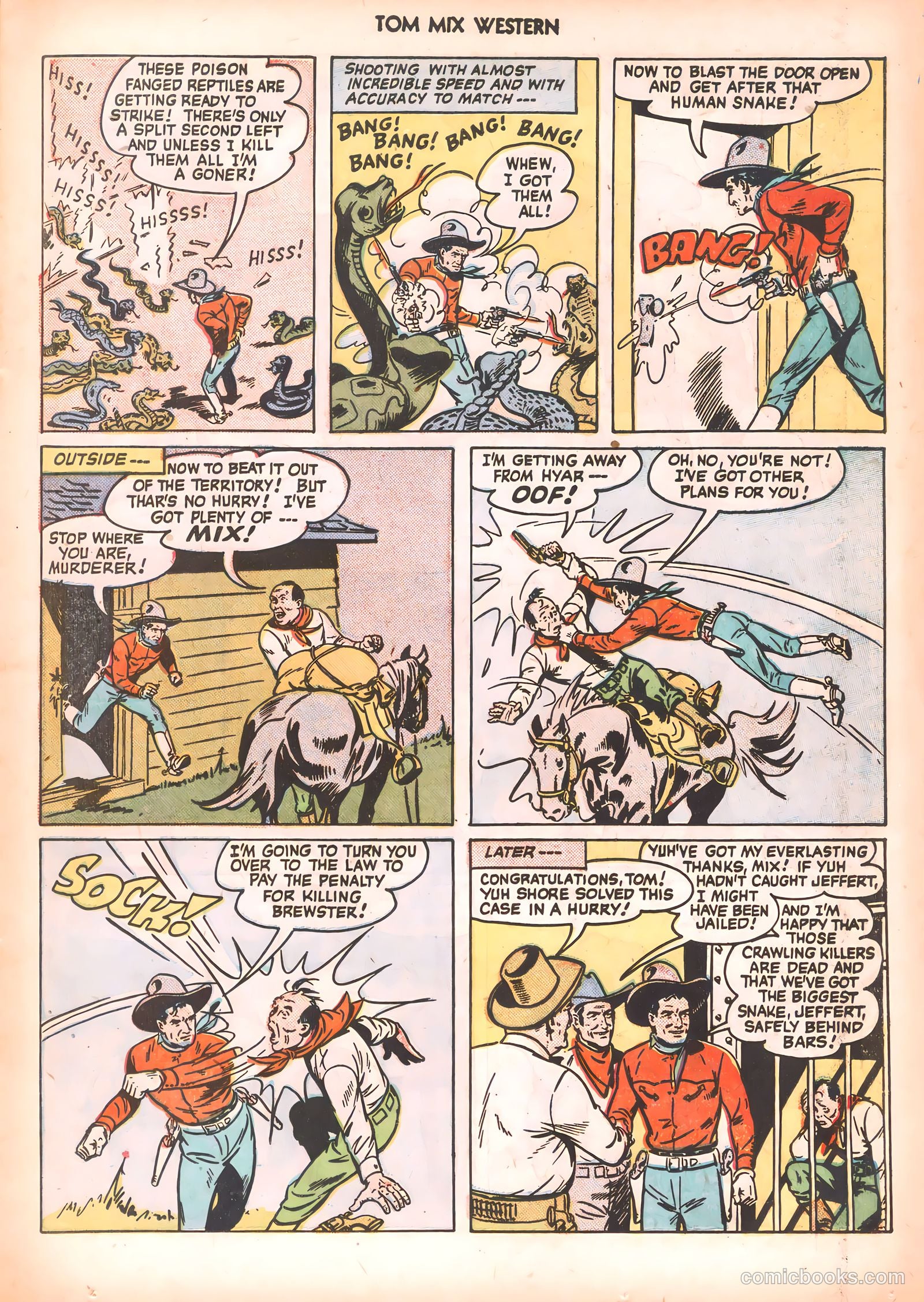 Tom Mix Western #40 (1951) — page 23 of 52