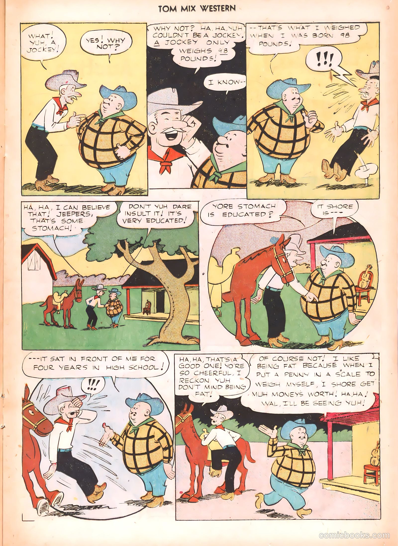 Tom Mix Western #40 (1951) — page 25 of 52