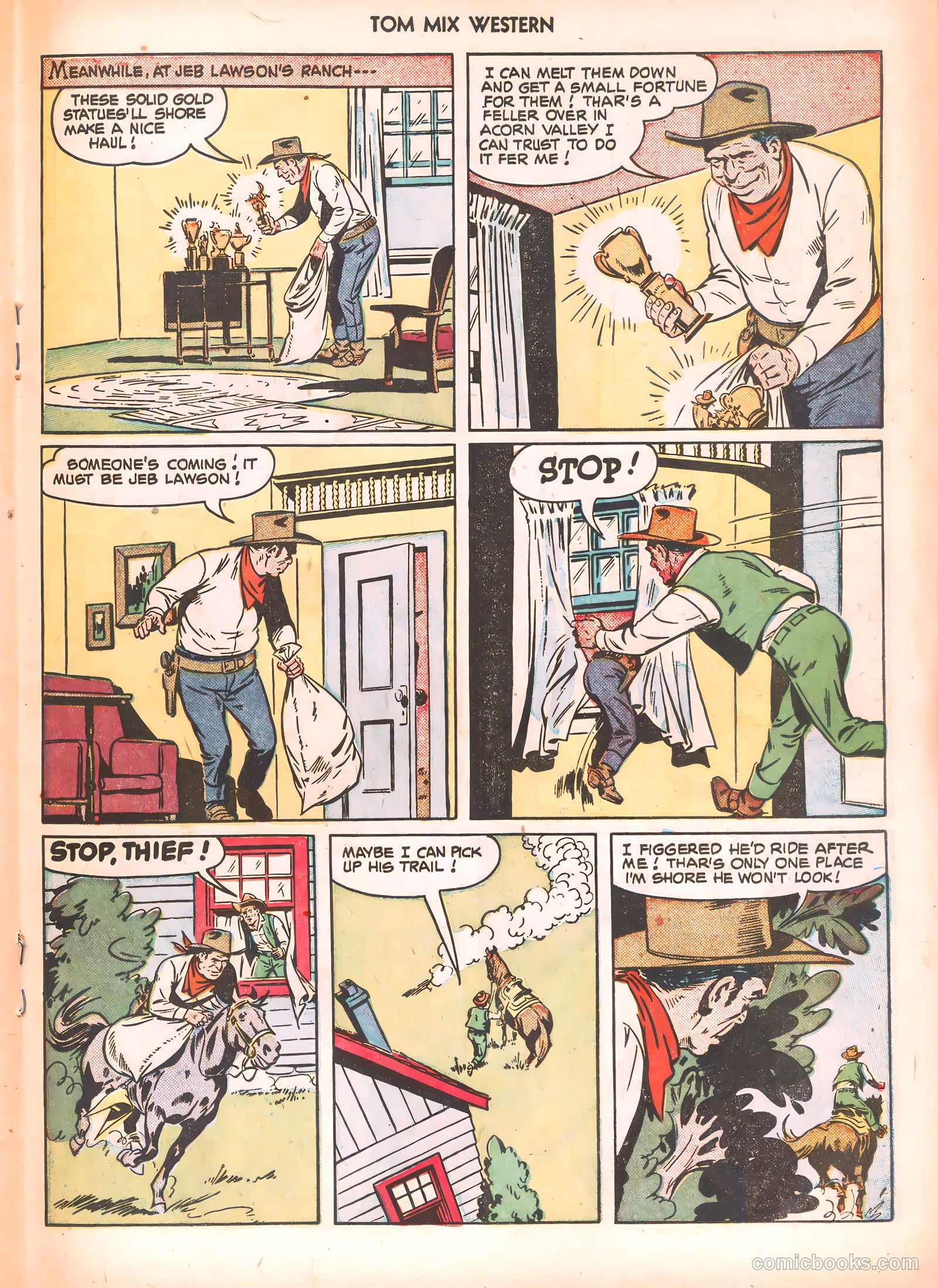 Tom Mix Western #40 (1951) — page 27 of 52