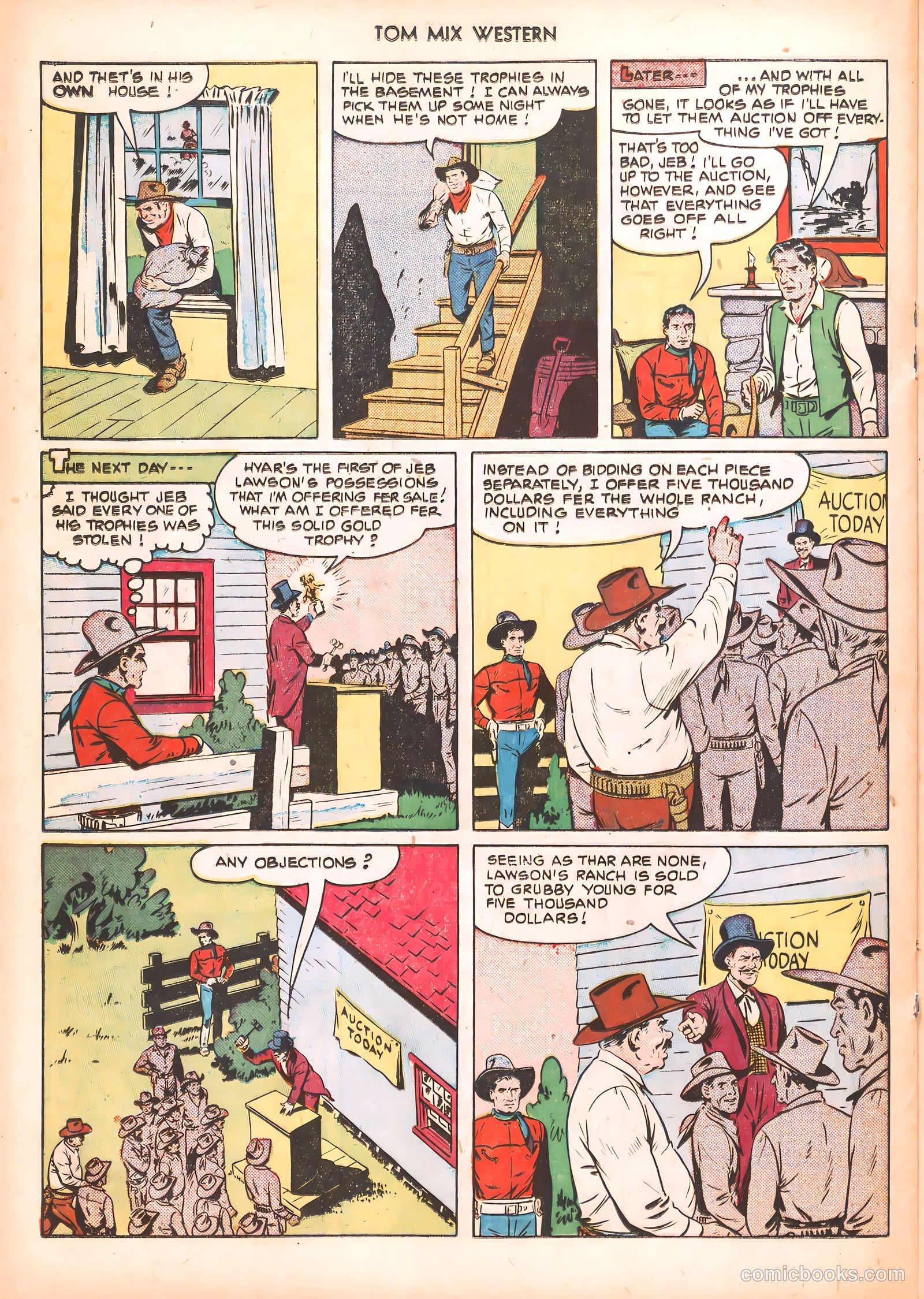 Tom Mix Western #40 (1951) — page 28 of 52