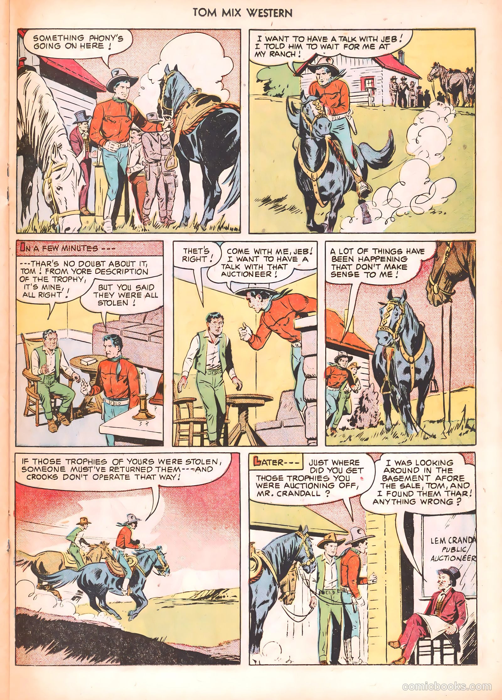 Tom Mix Western #40 (1951) — page 29 of 52