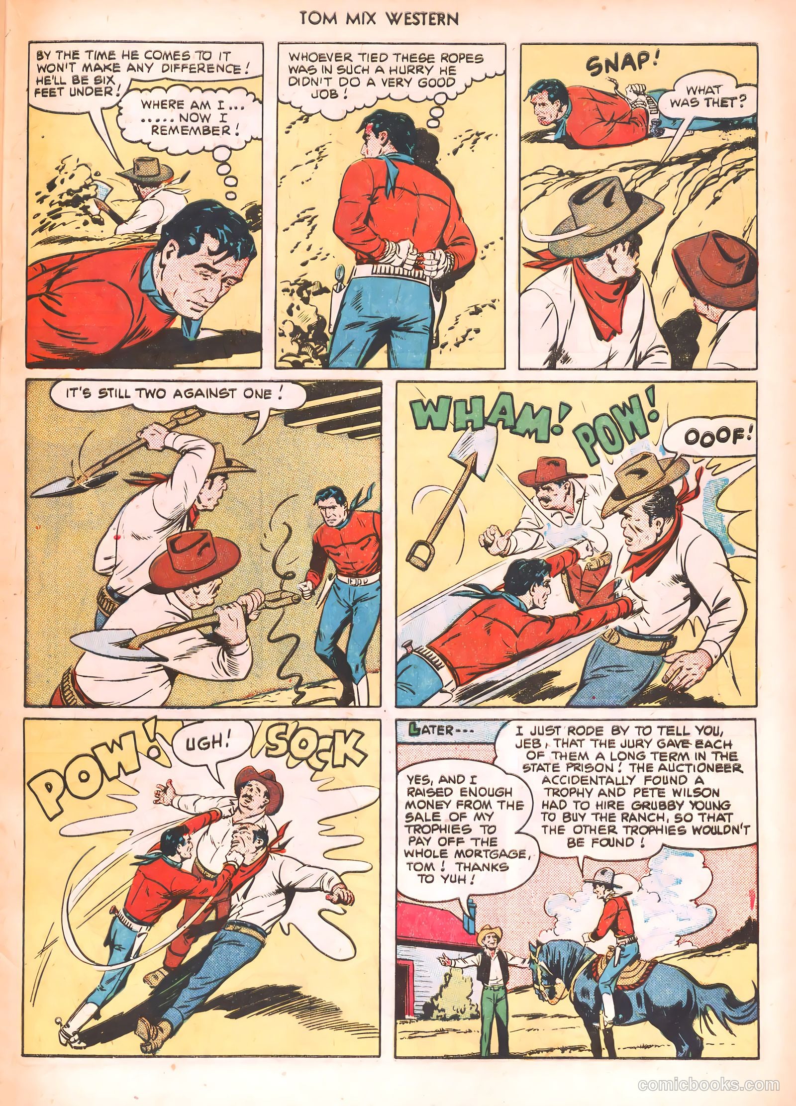 Tom Mix Western #40 (1951) — page 33 of 52