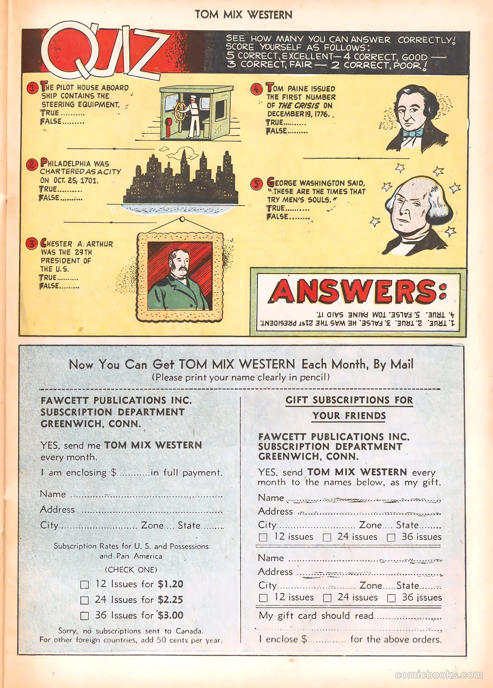 Tom Mix Western #40 (1951) — page 35 of 52