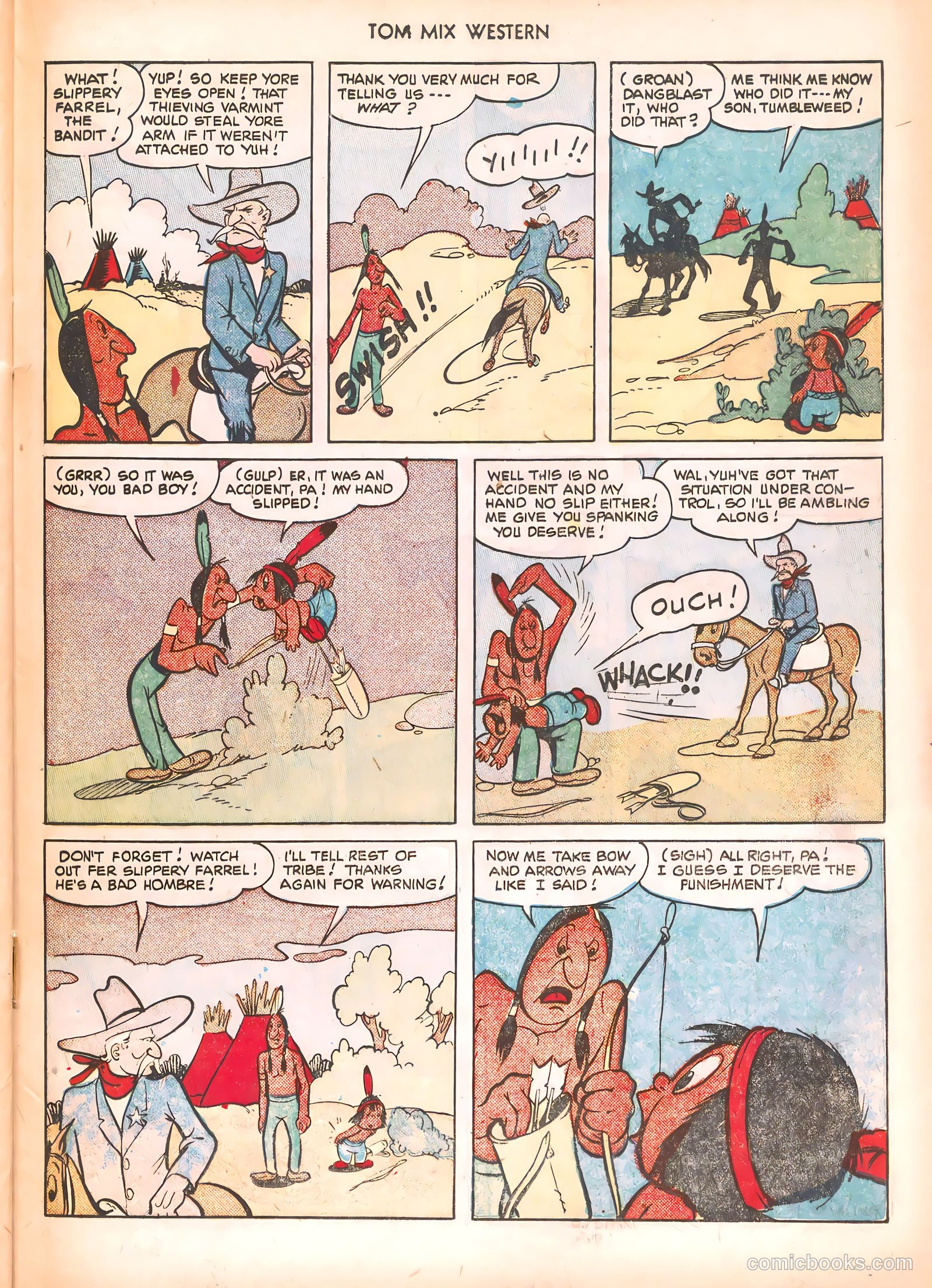 Tom Mix Western #40 (1951) — page 37 of 52