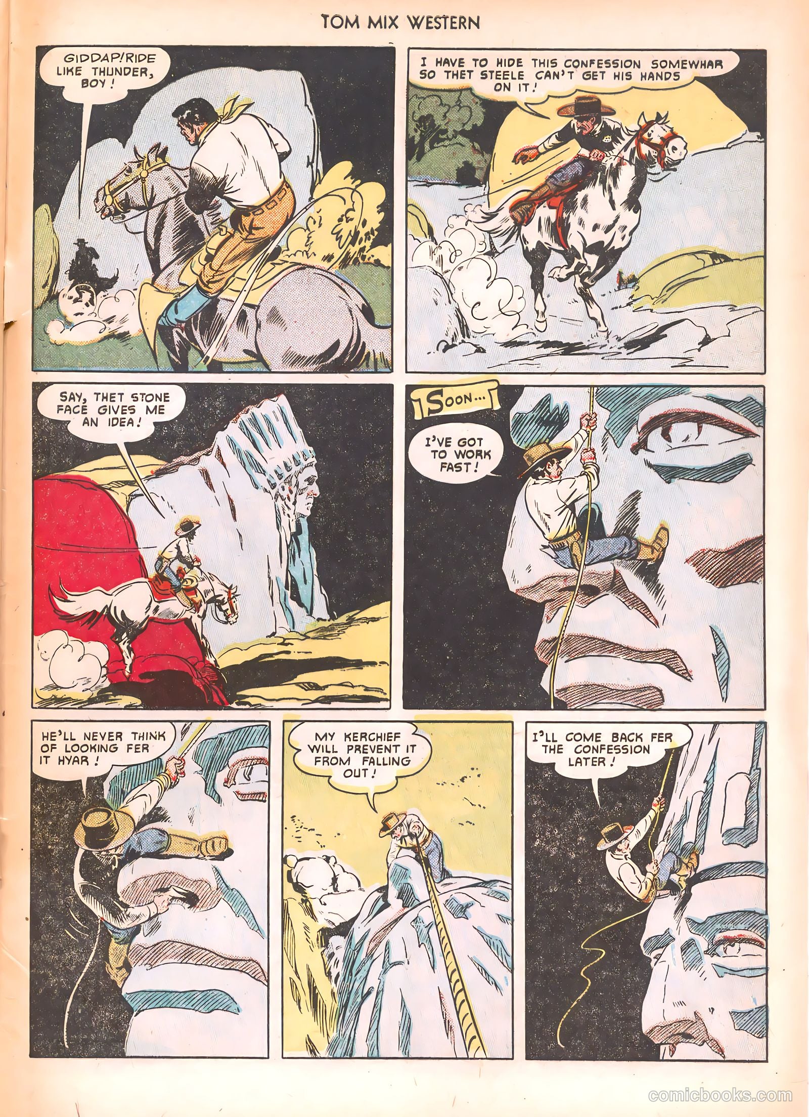 Tom Mix Western #40 (1951) — page 45 of 52