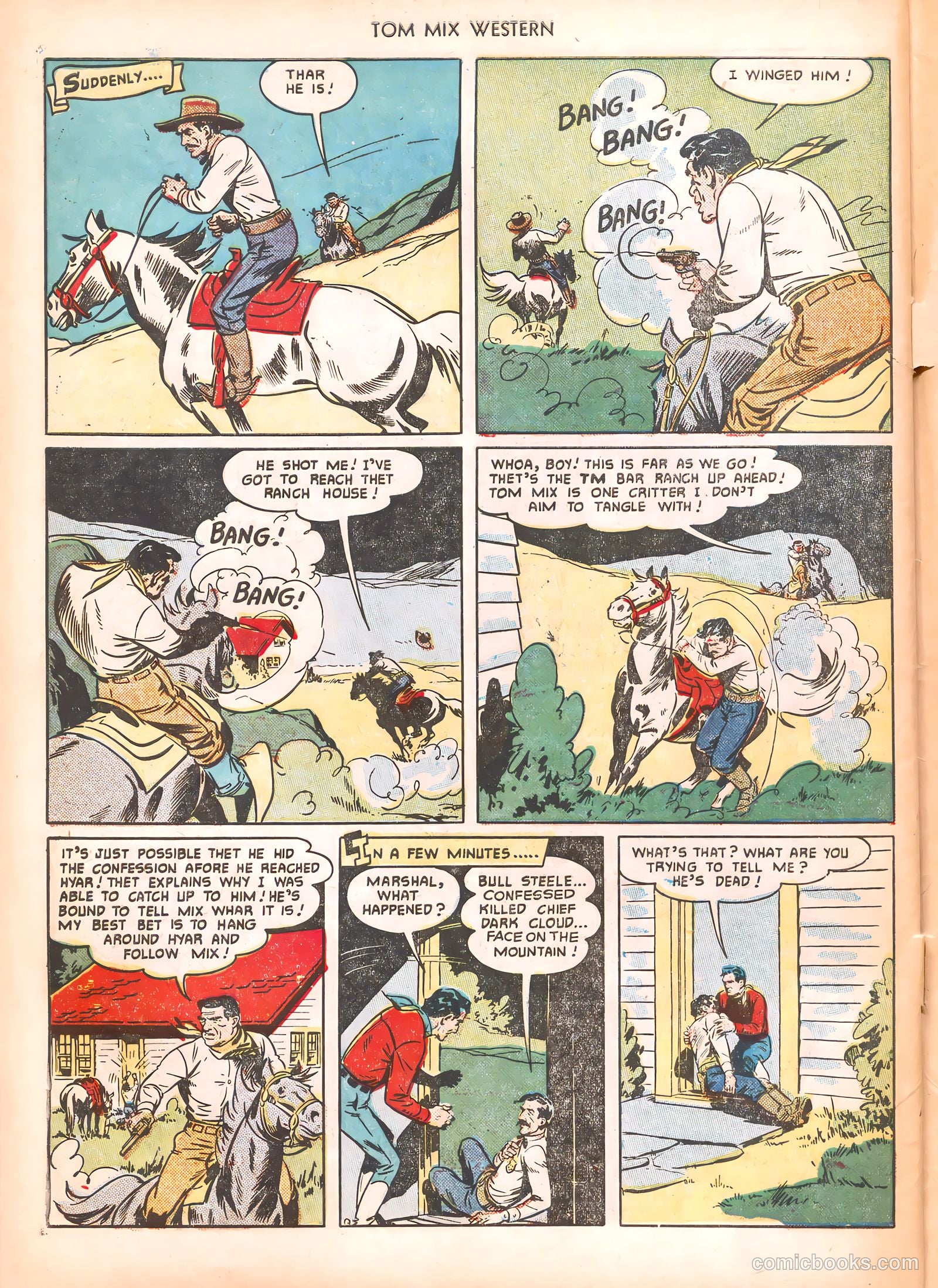 Tom Mix Western #40 (1951) — page 46 of 52