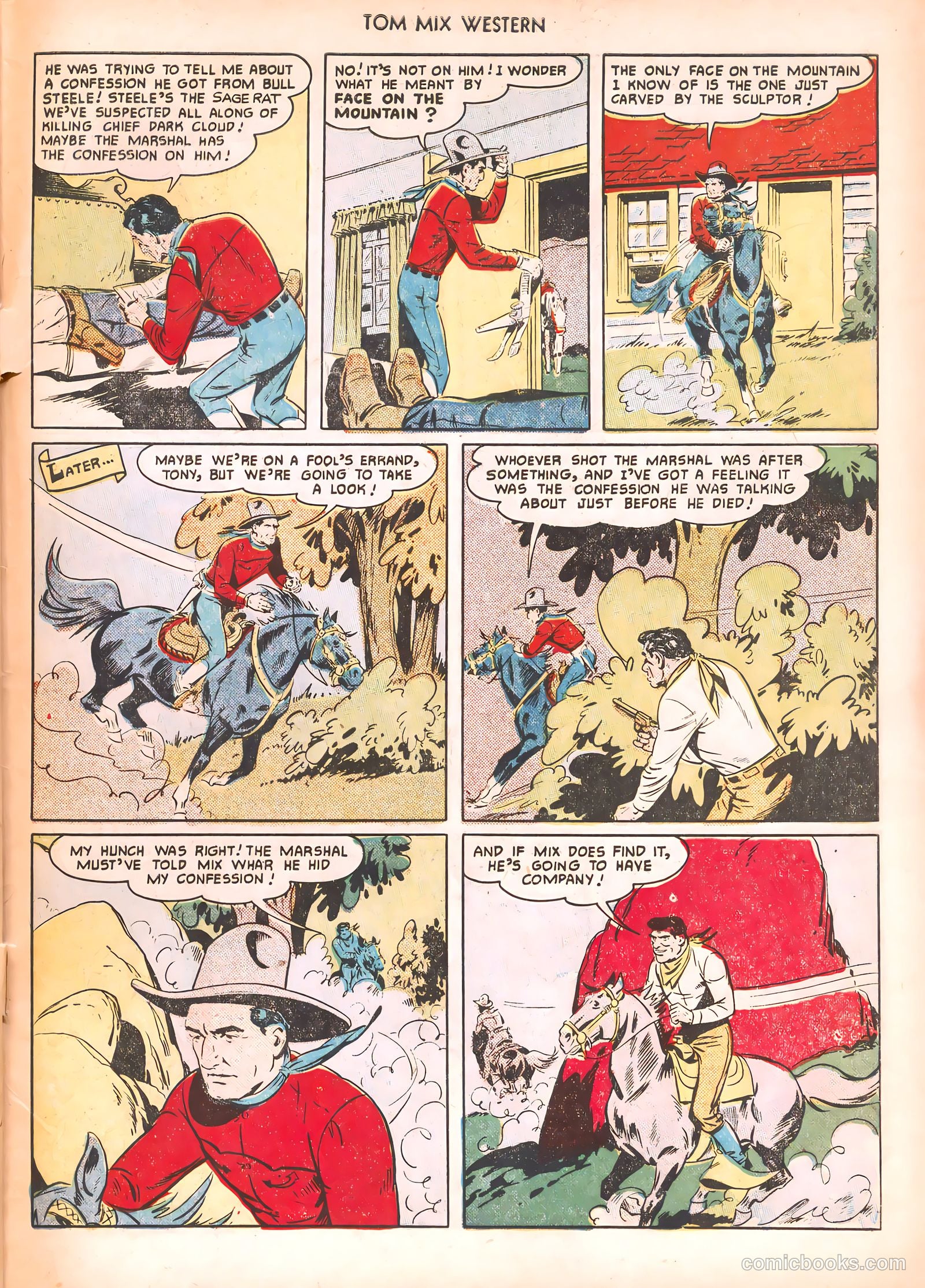 Tom Mix Western #40 (1951) — page 47 of 52