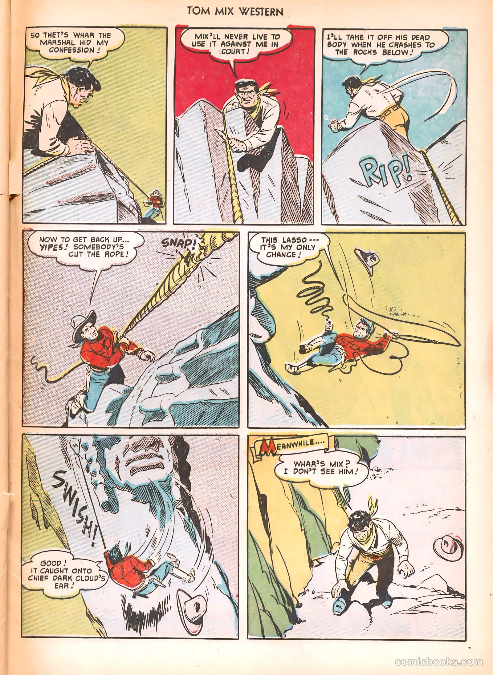 Tom Mix Western #40 (1951) — page 49 of 52