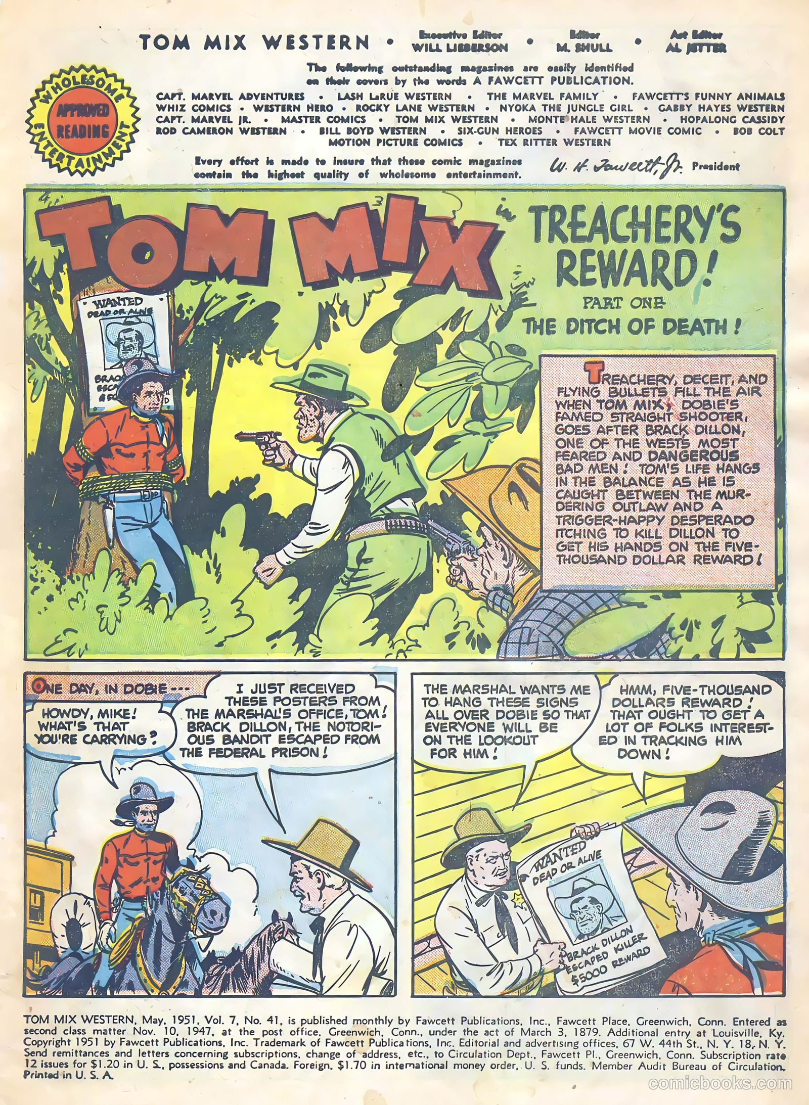 Tom Mix Western #41 (1951) — page 3 of 36