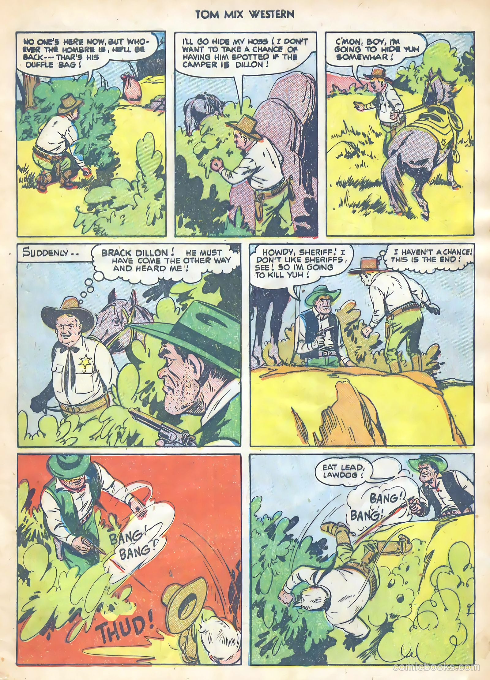 Tom Mix Western #41 (1951) — page 5 of 36