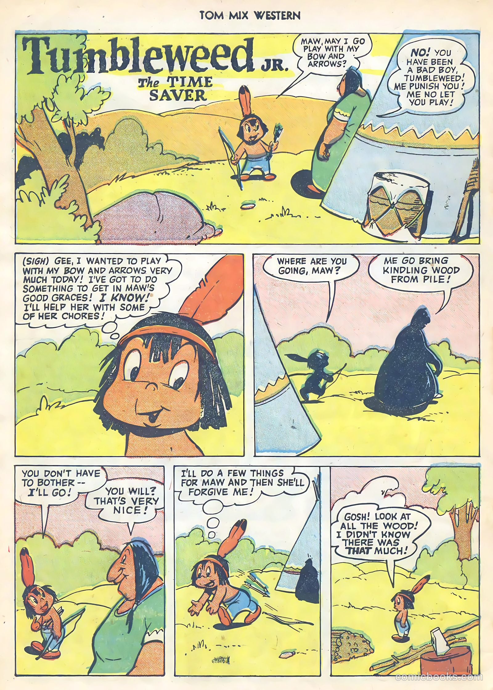 Tom Mix Western #41 (1951) — page 10 of 36