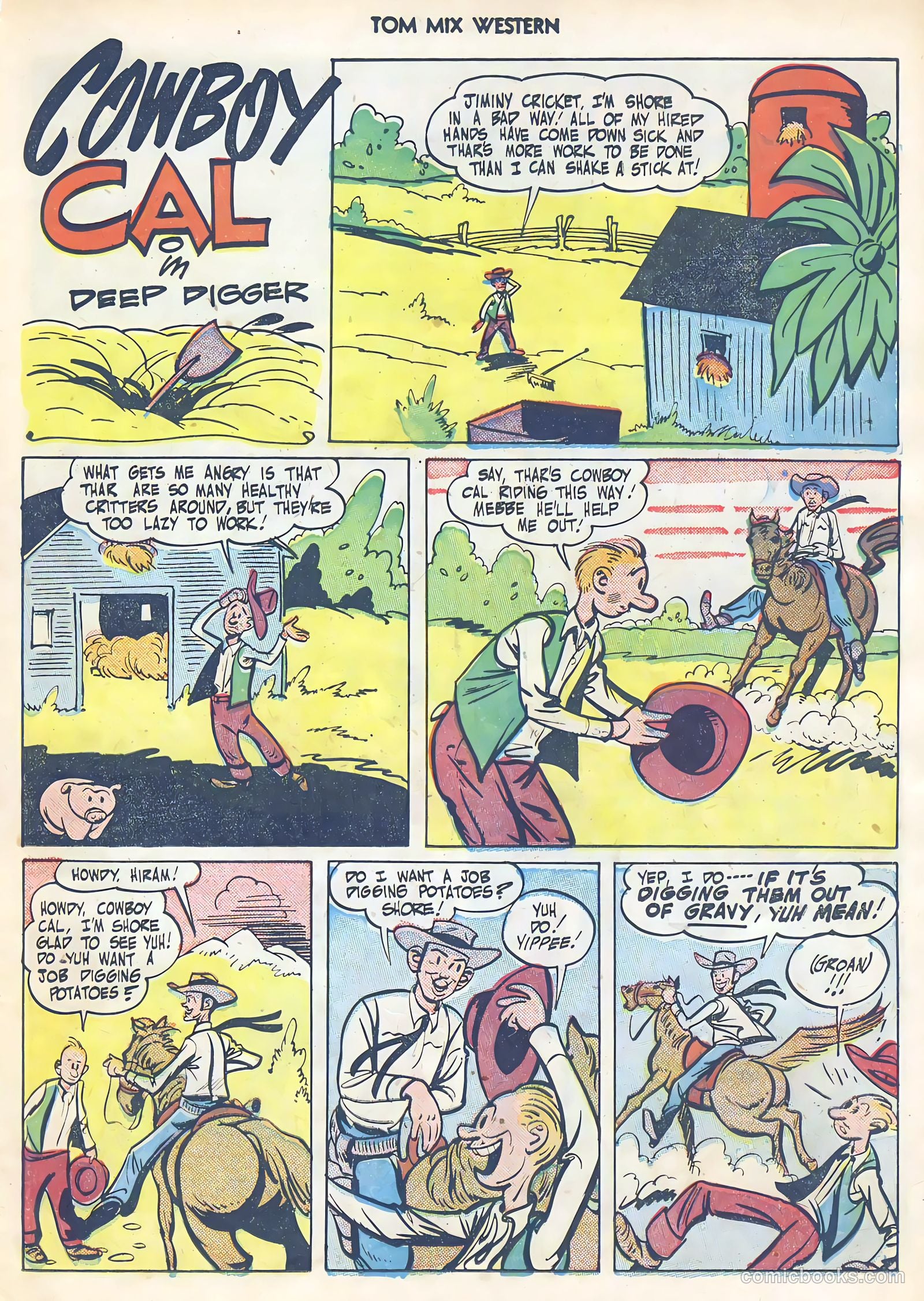 Tom Mix Western #41 (1951) — page 15 of 36