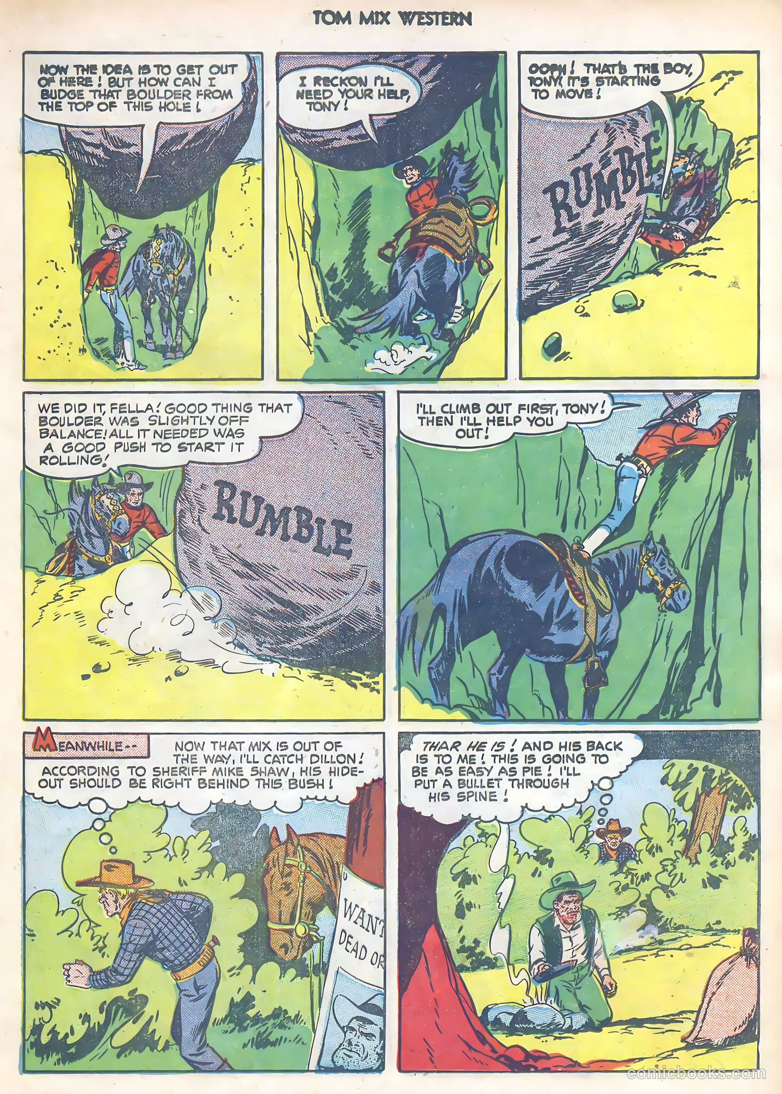 Tom Mix Western #41 (1951) — page 19 of 36