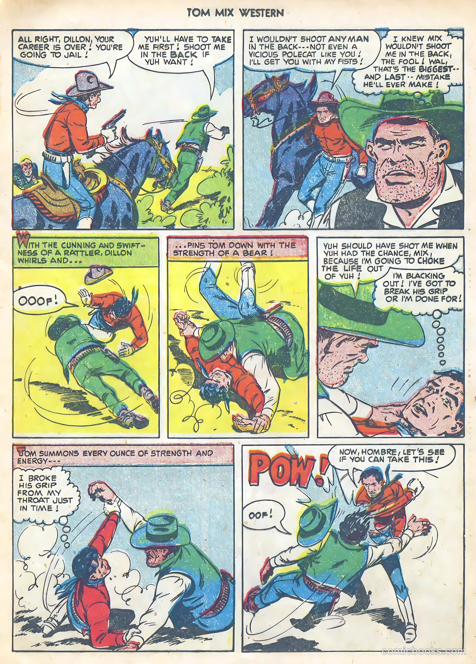 Tom Mix Western #41 (1951) — page 21 of 36