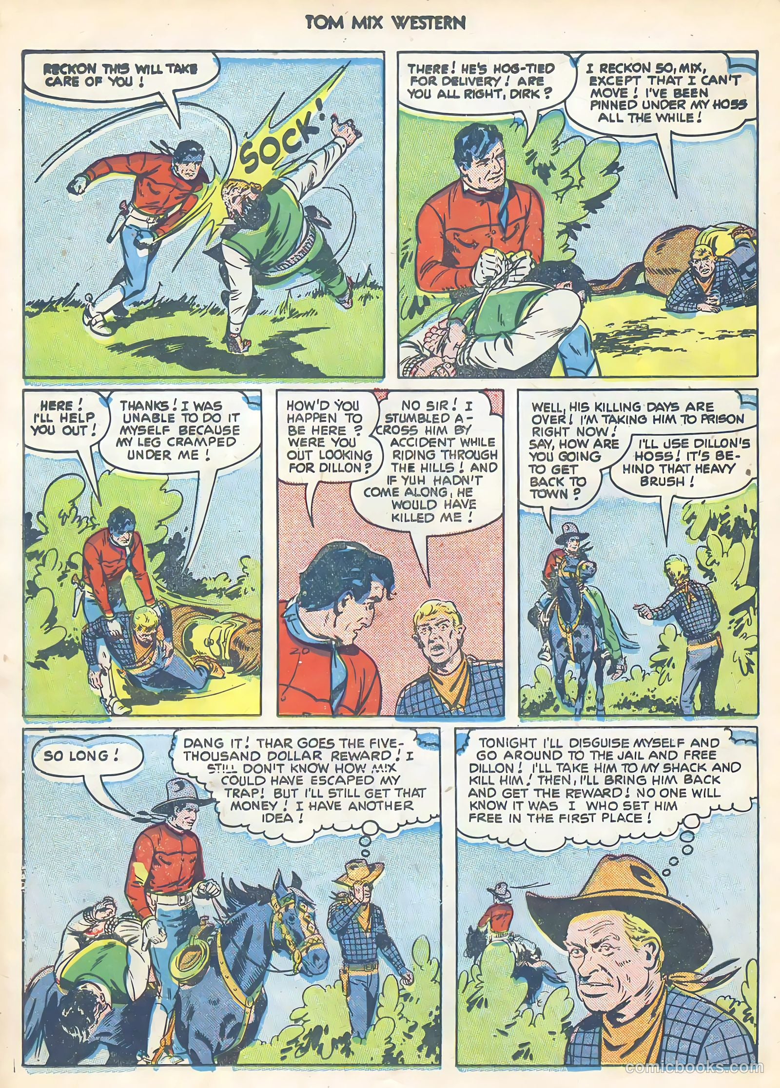 Tom Mix Western #41 (1951) — page 22 of 36