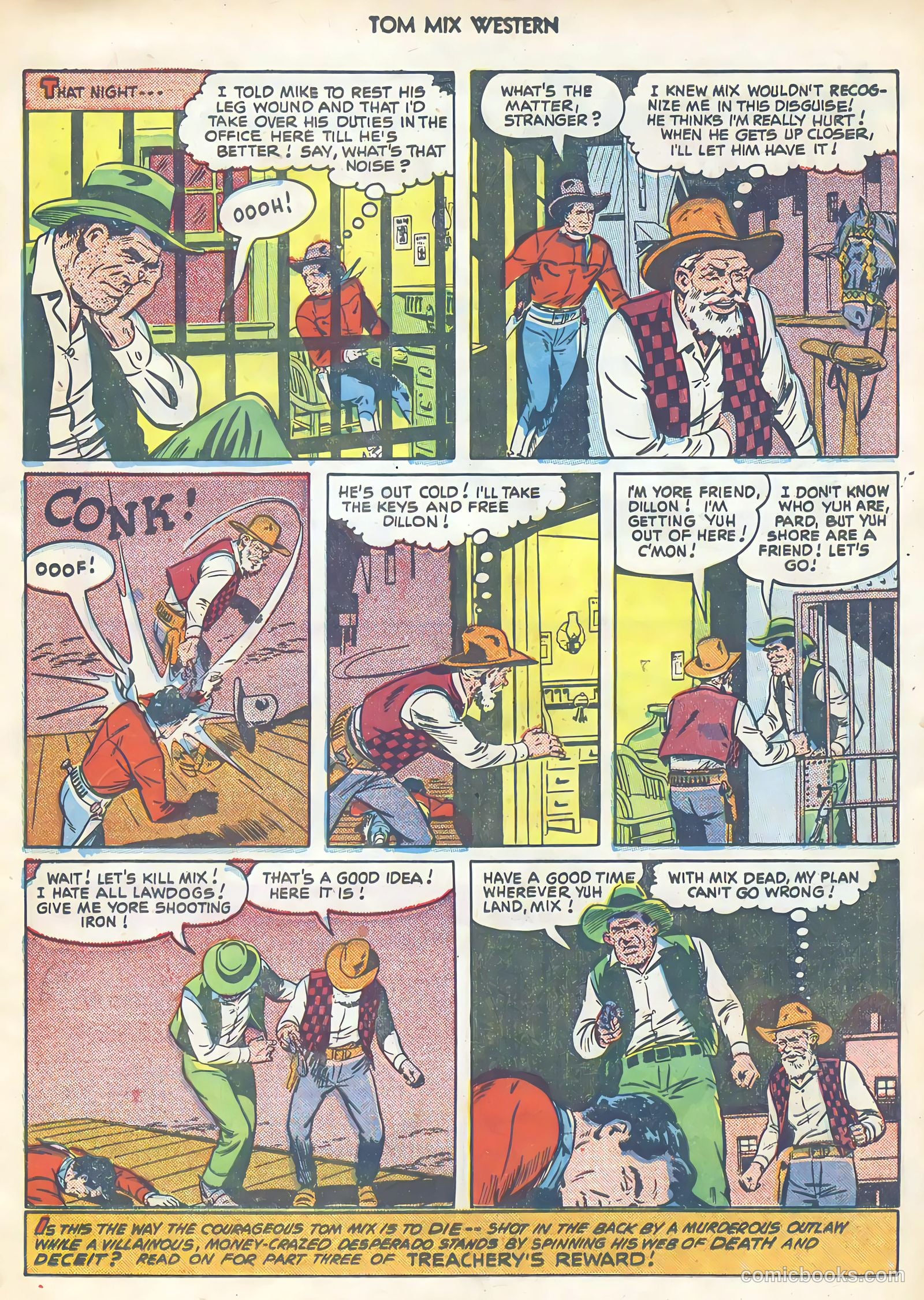 Tom Mix Western #41 (1951) — page 23 of 36