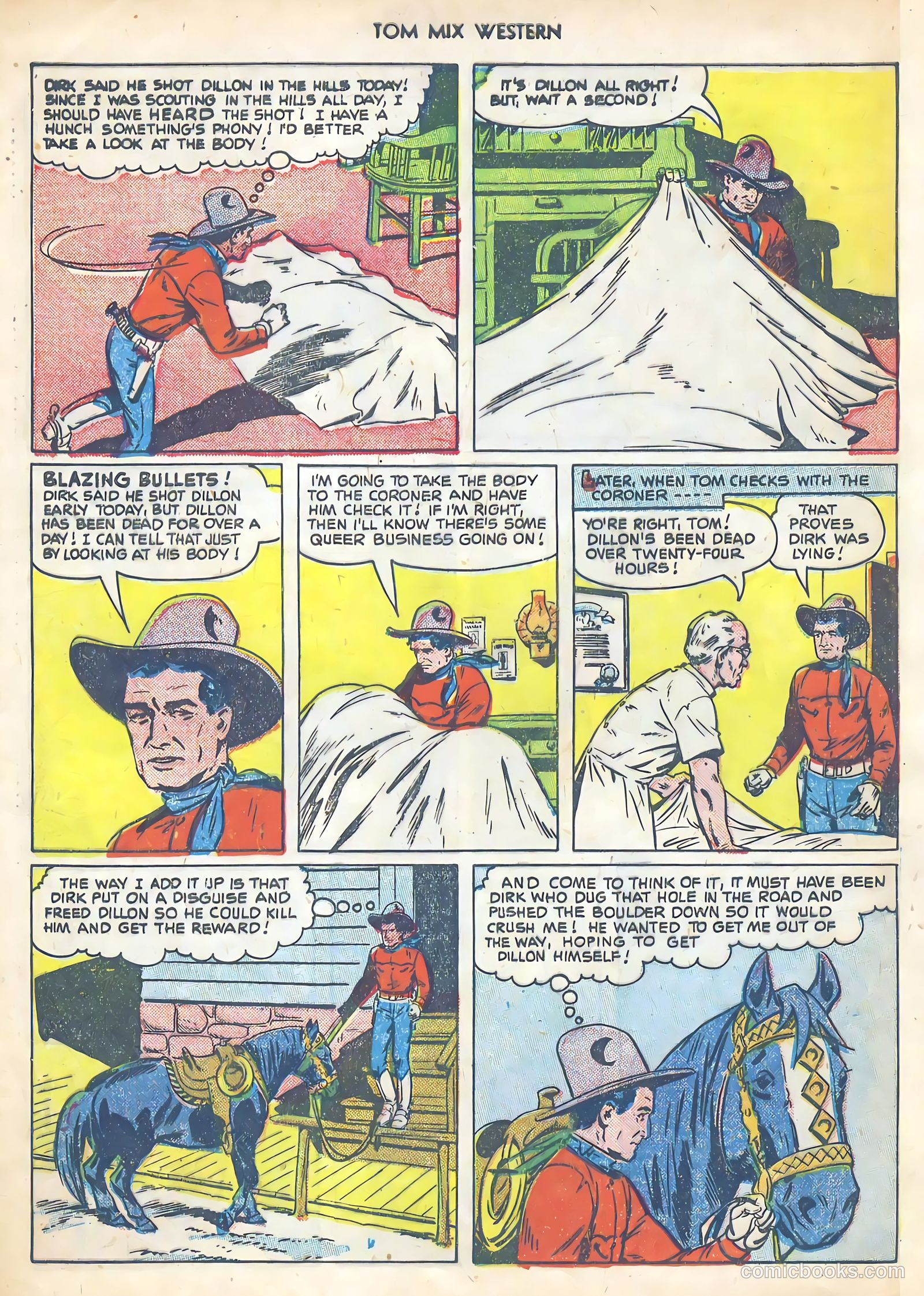 Tom Mix Western #41 (1951) — page 32 of 36