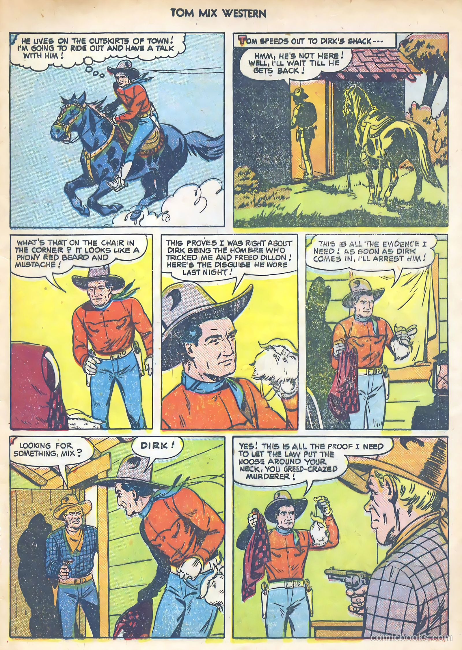 Tom Mix Western #41 (1951) — page 33 of 36