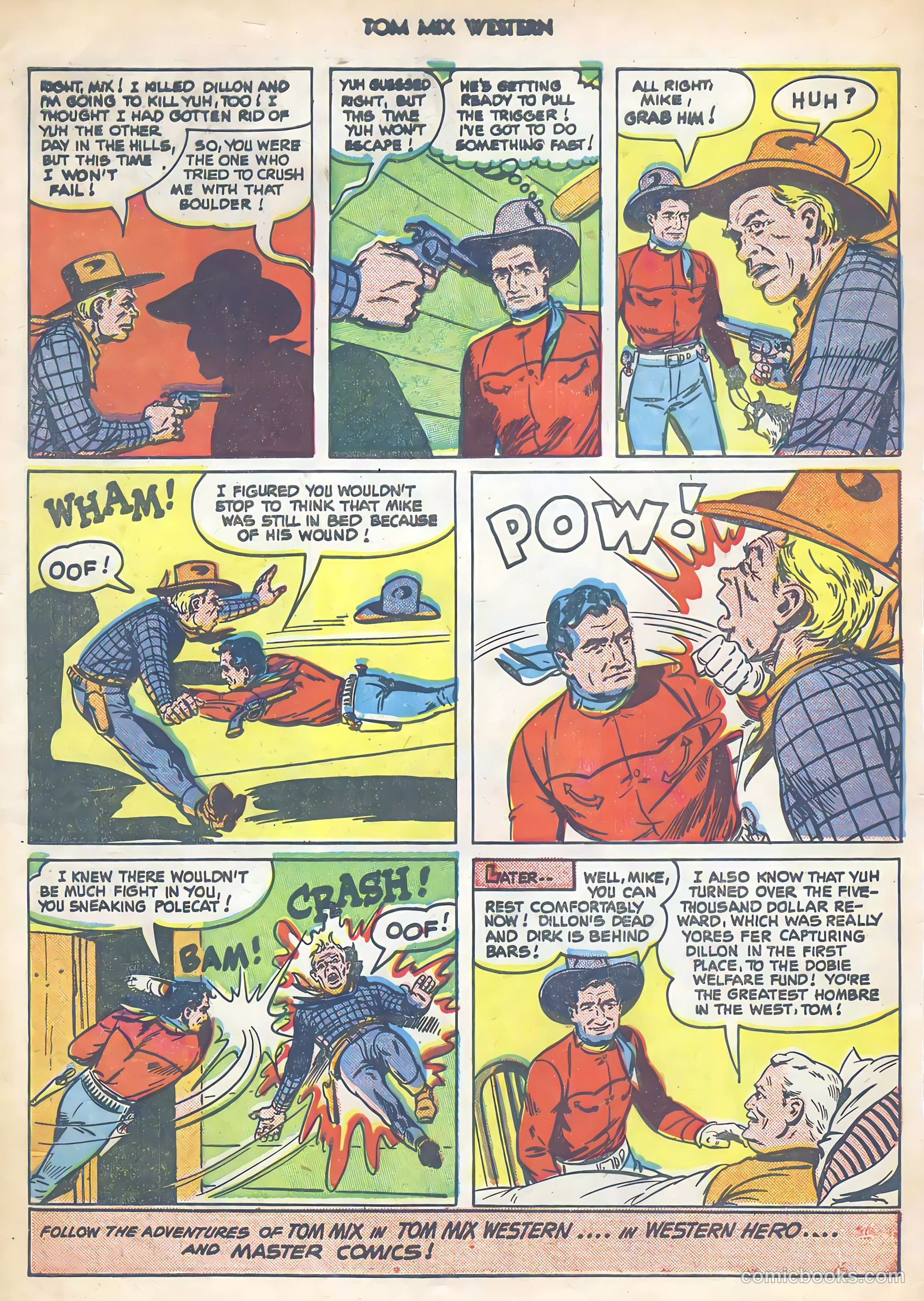 Tom Mix Western #41 (1951) — page 34 of 36