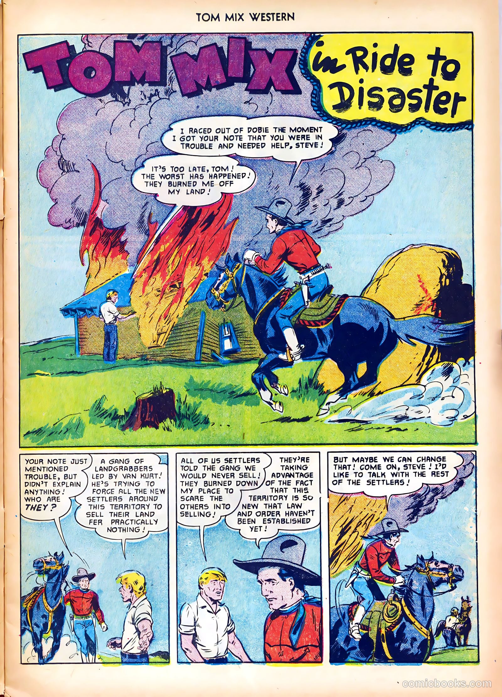 Tom Mix Western #42 (1951) — page 13 of 52