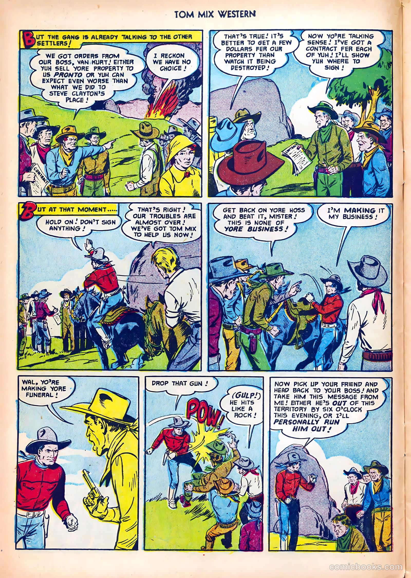 Tom Mix Western #42 (1951) — page 14 of 52