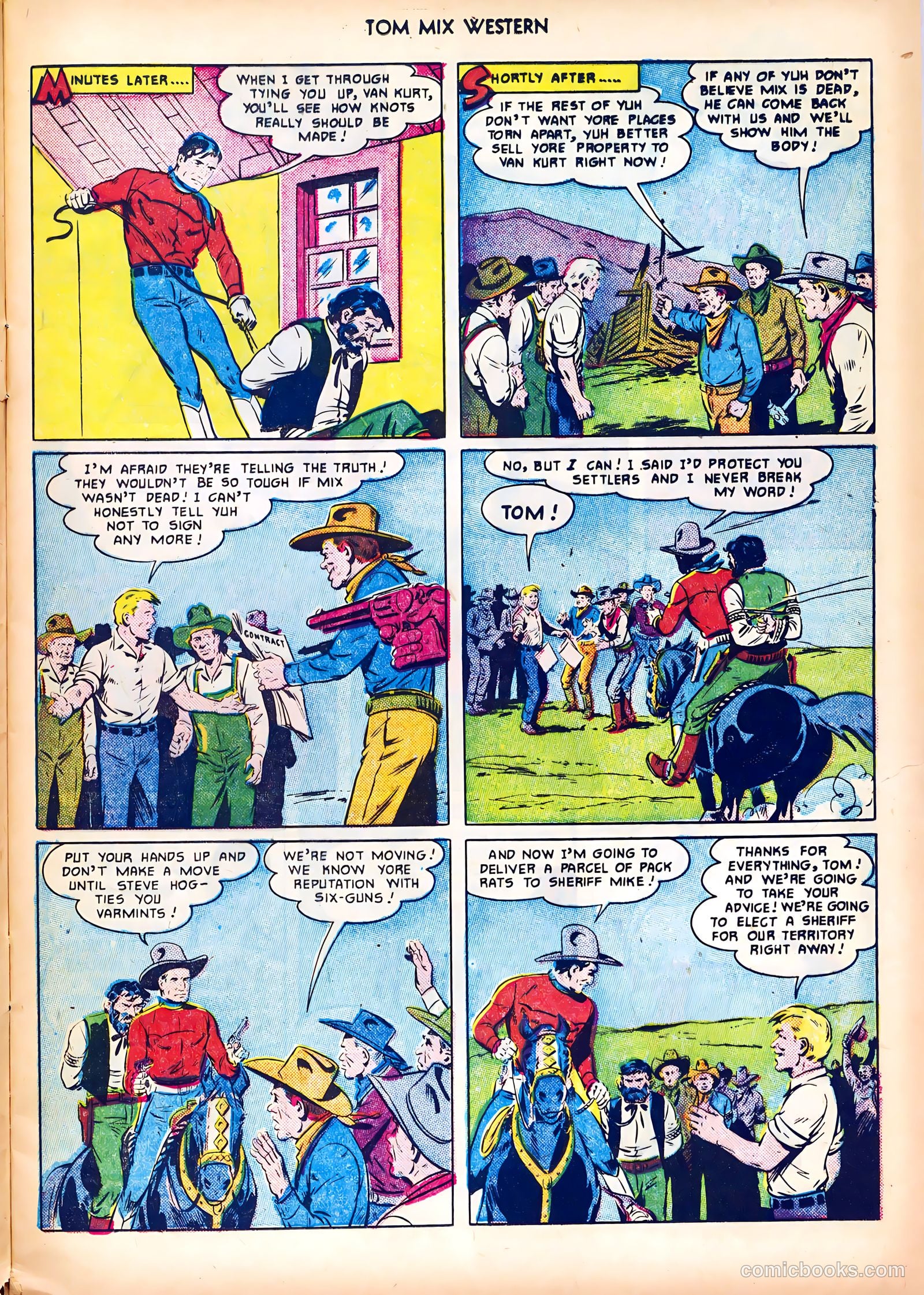 Tom Mix Western #42 (1951) — page 17 of 52