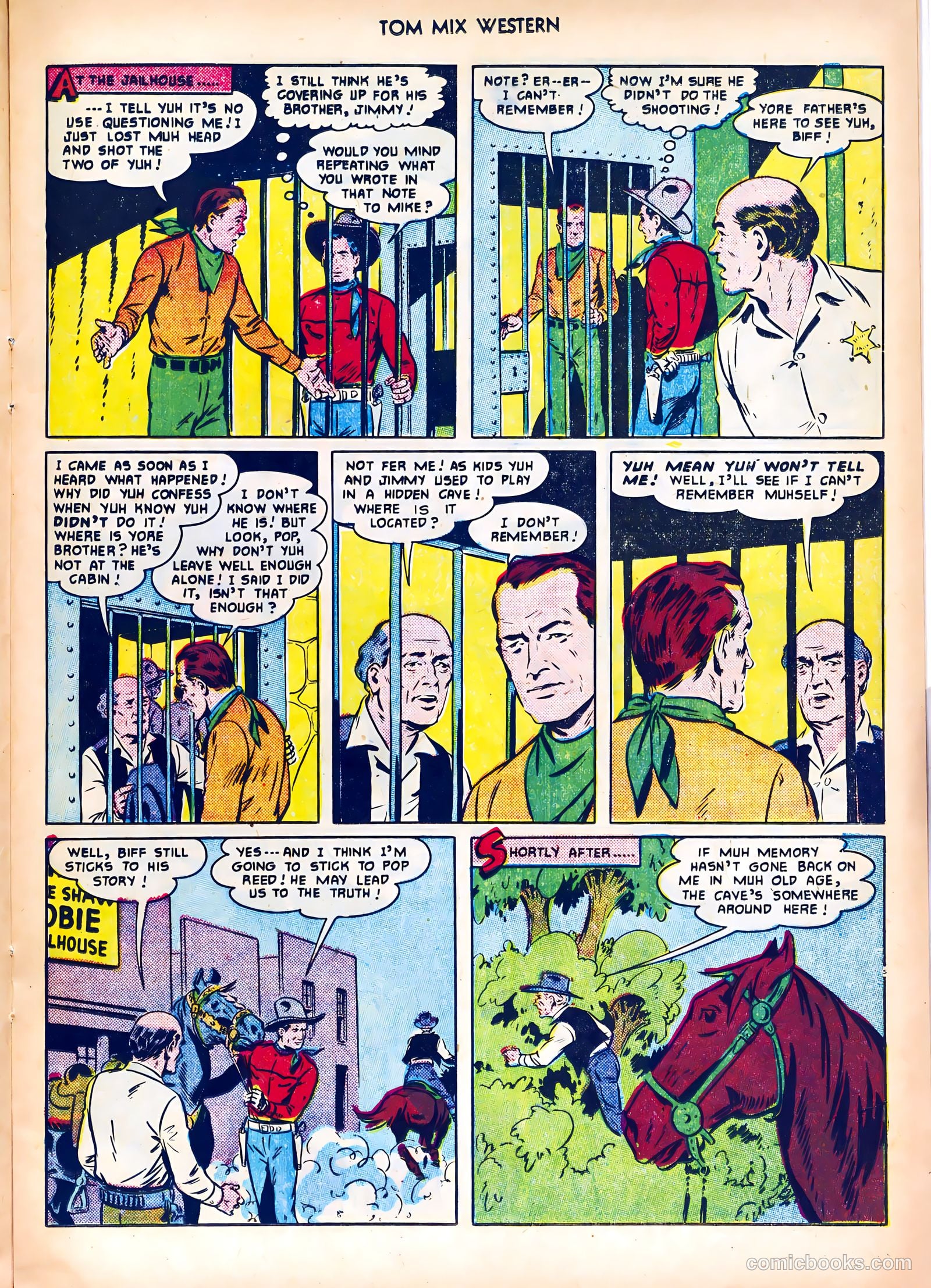 Tom Mix Western #42 (1951) — page 25 of 52